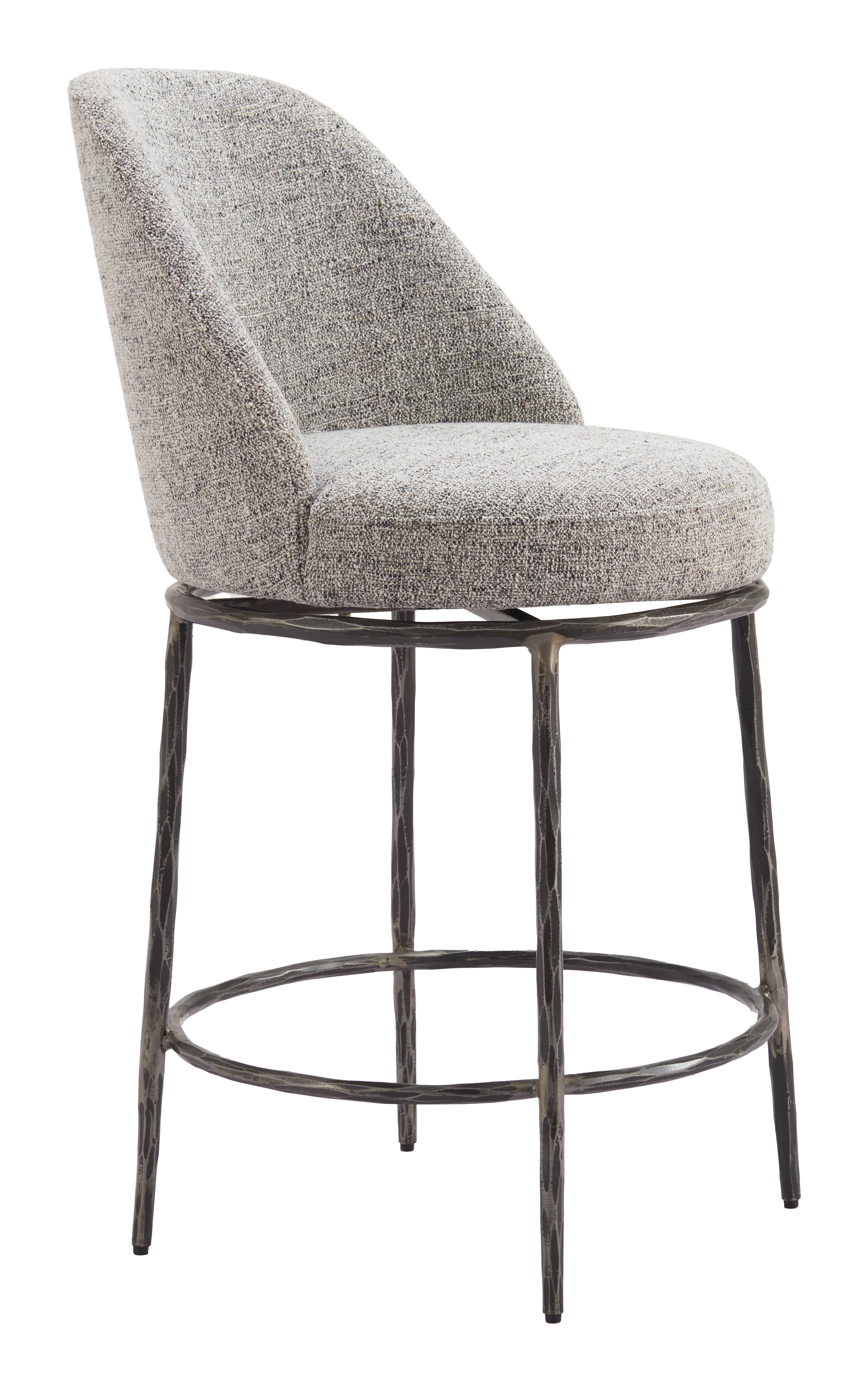 ZUO - Nordhavn Swivel Counter Stool