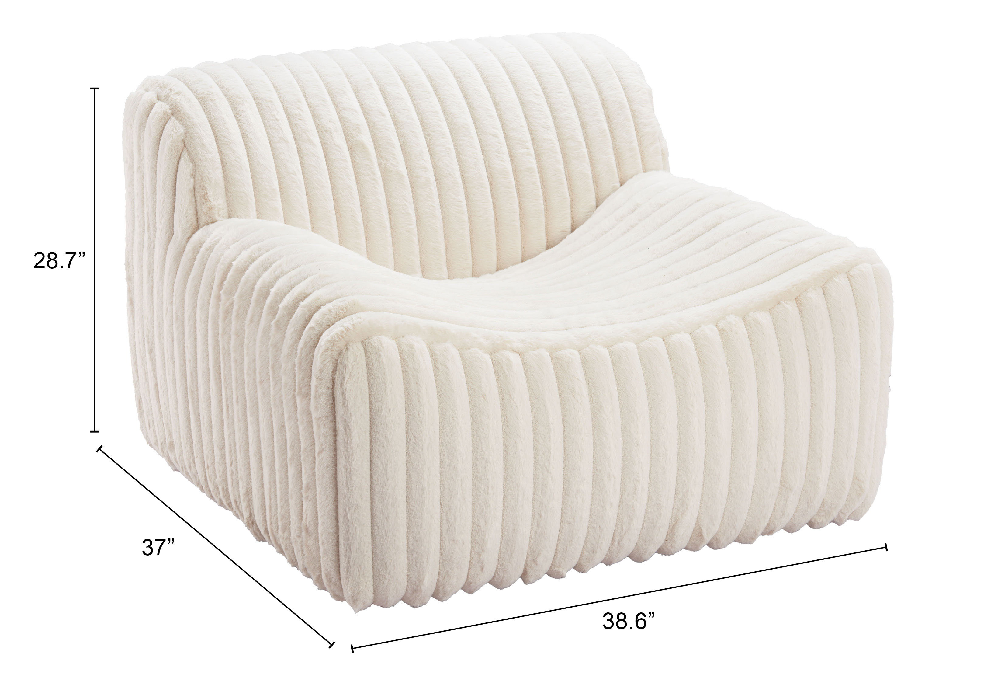 ZUO - Osterbro Armchair in Cream