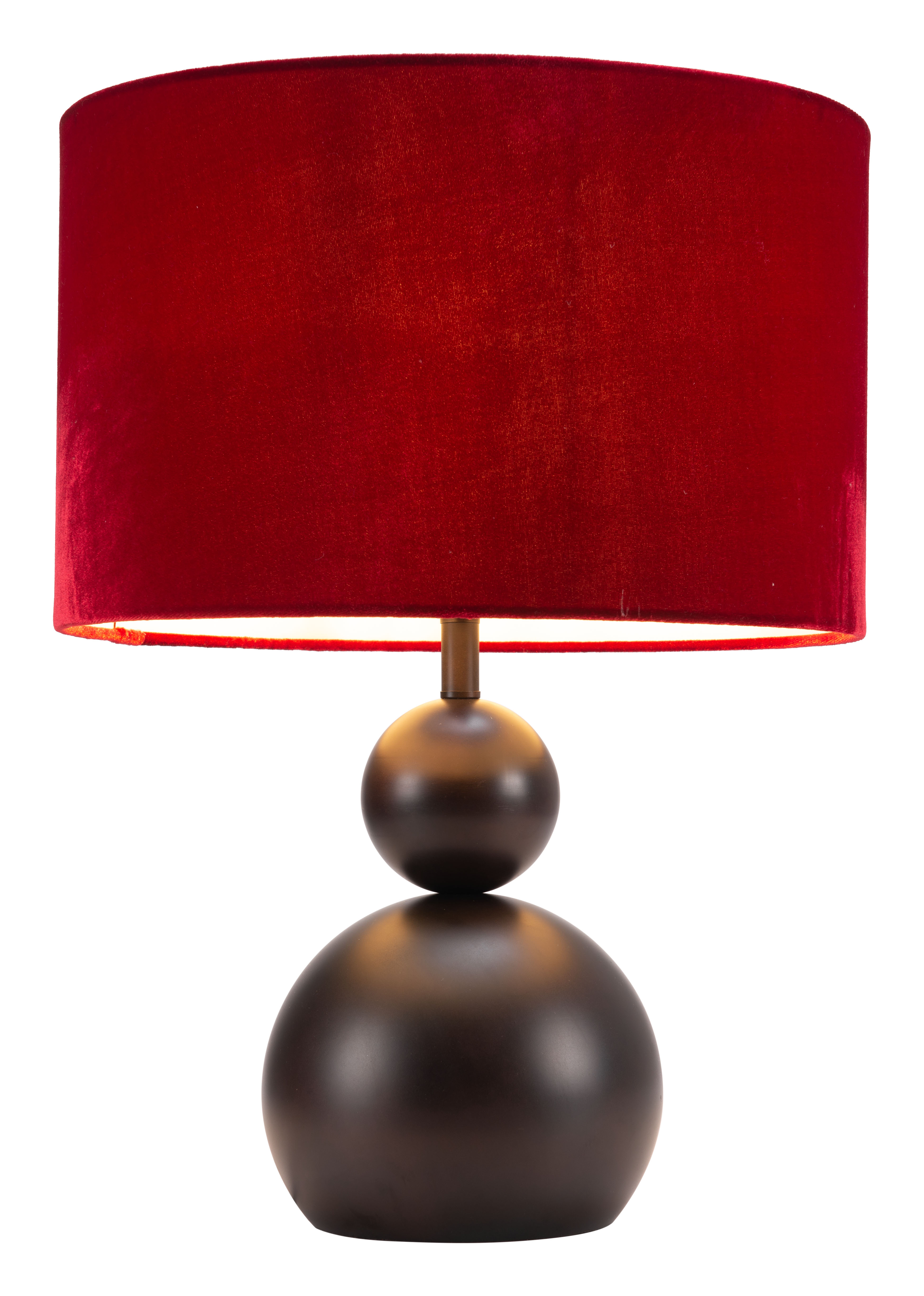 ZUO - Shobu Table Lamp in Red