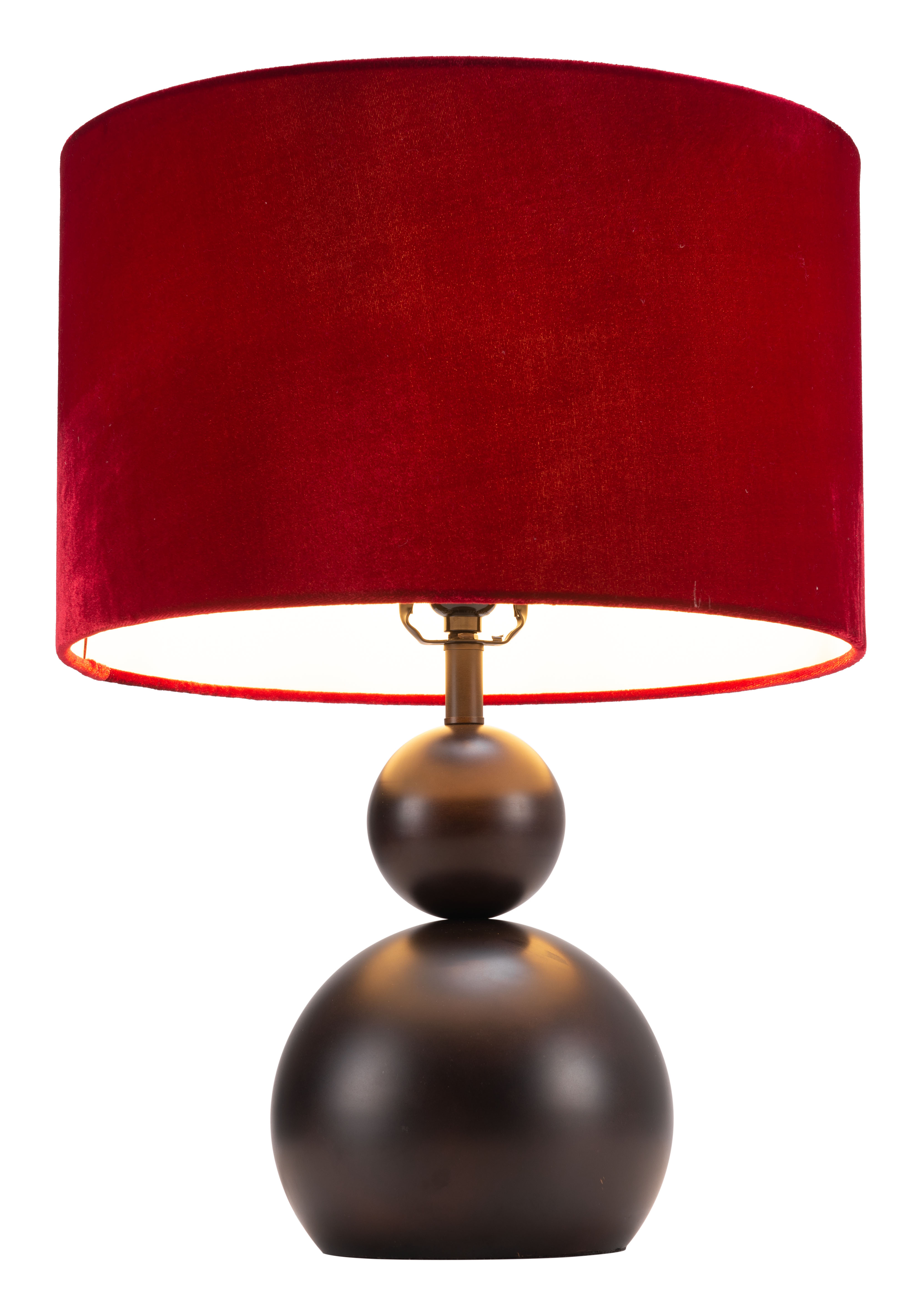 ZUO - Shobu Table Lamp in Red