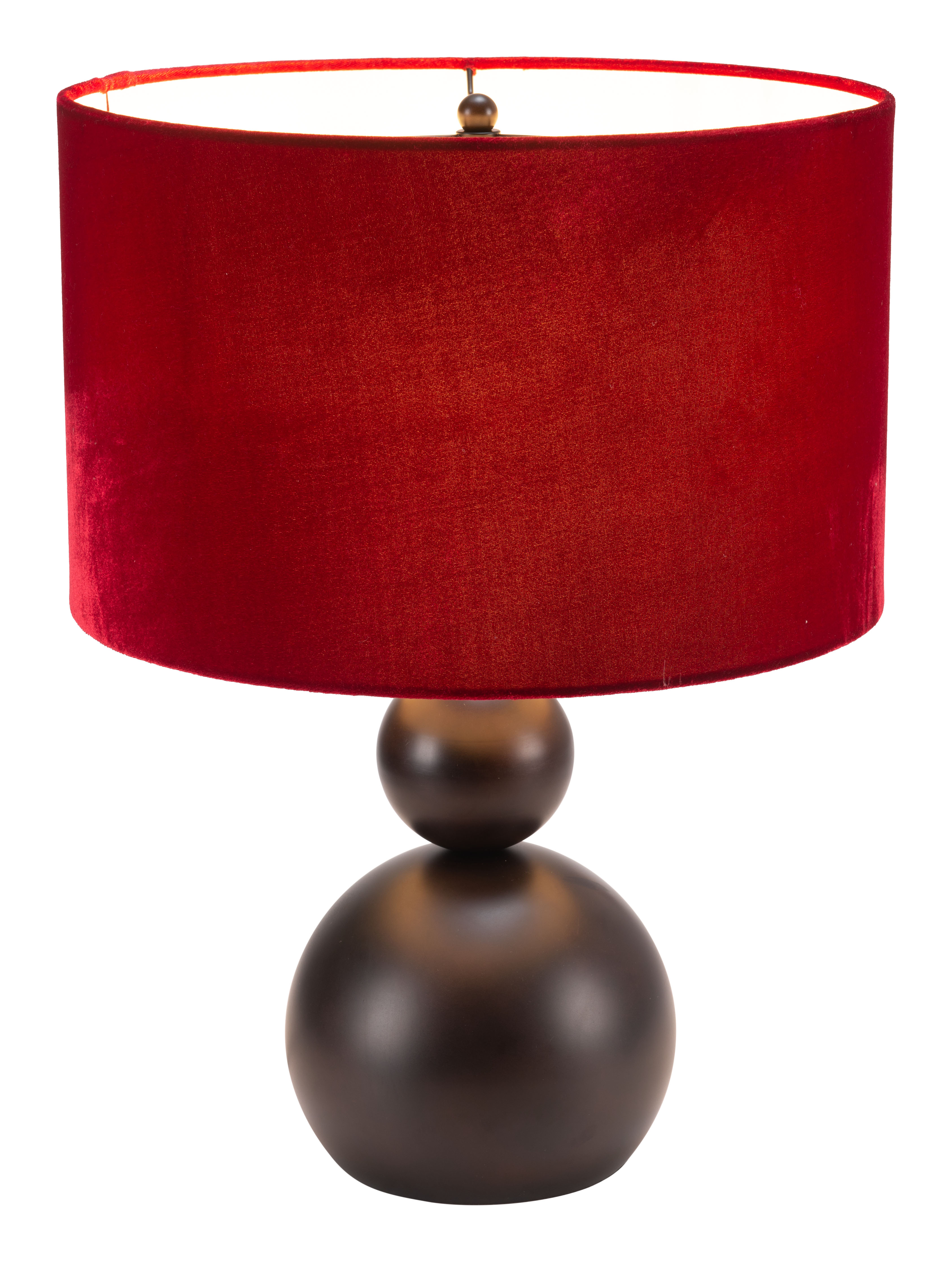 ZUO - Shobu Table Lamp in Red