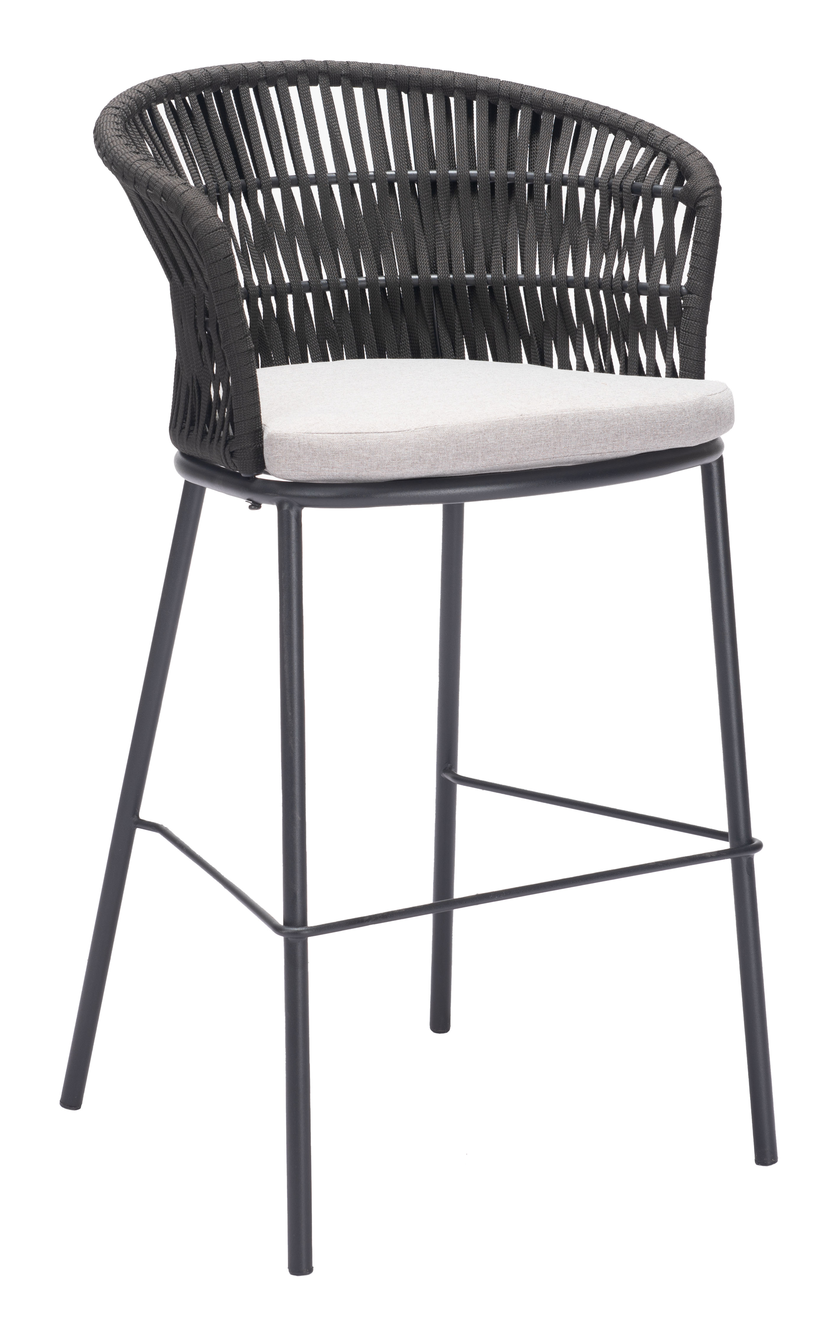 ZUO Freycinet Barstool - Black