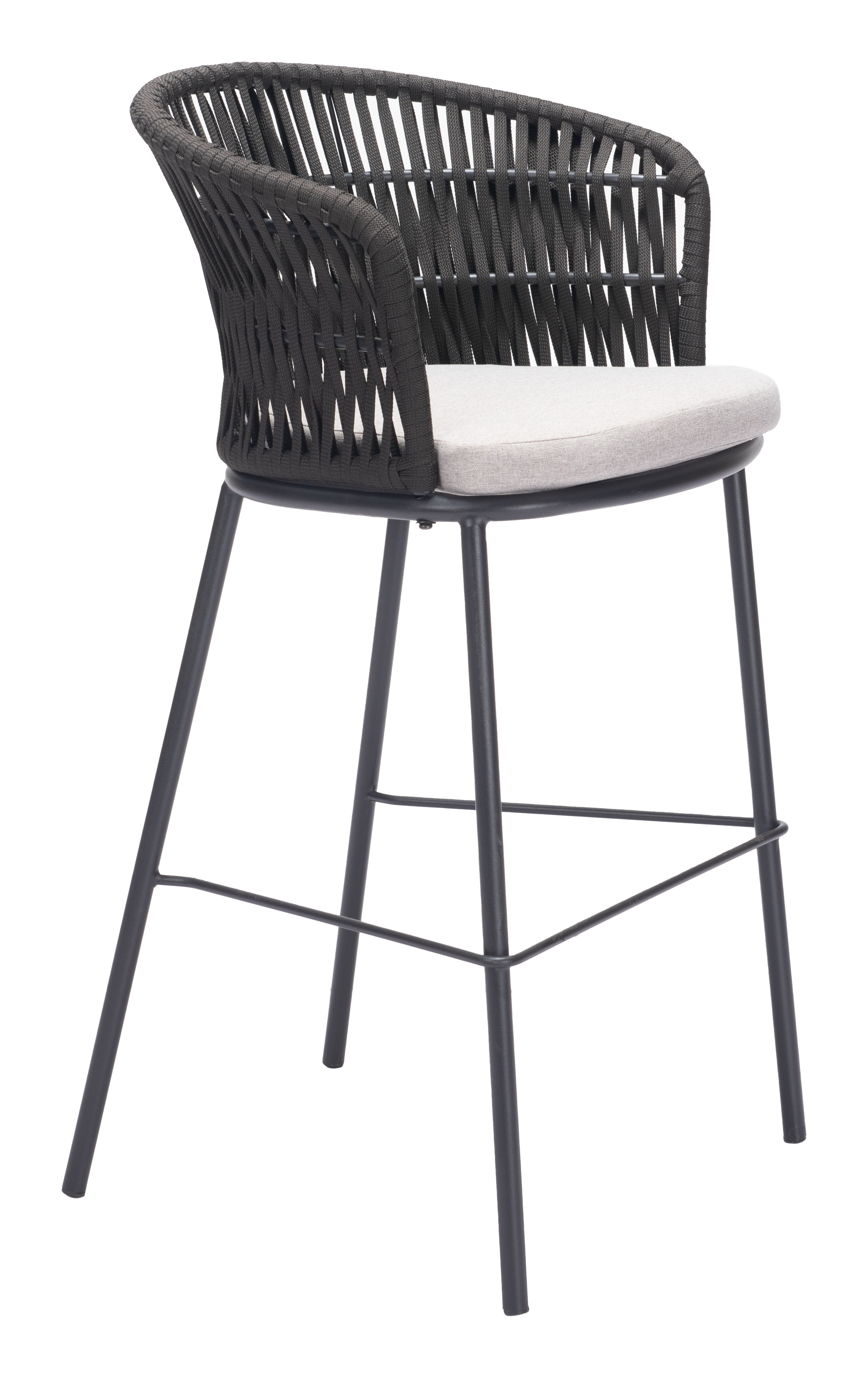 ZUO Freycinet Barstool - Black