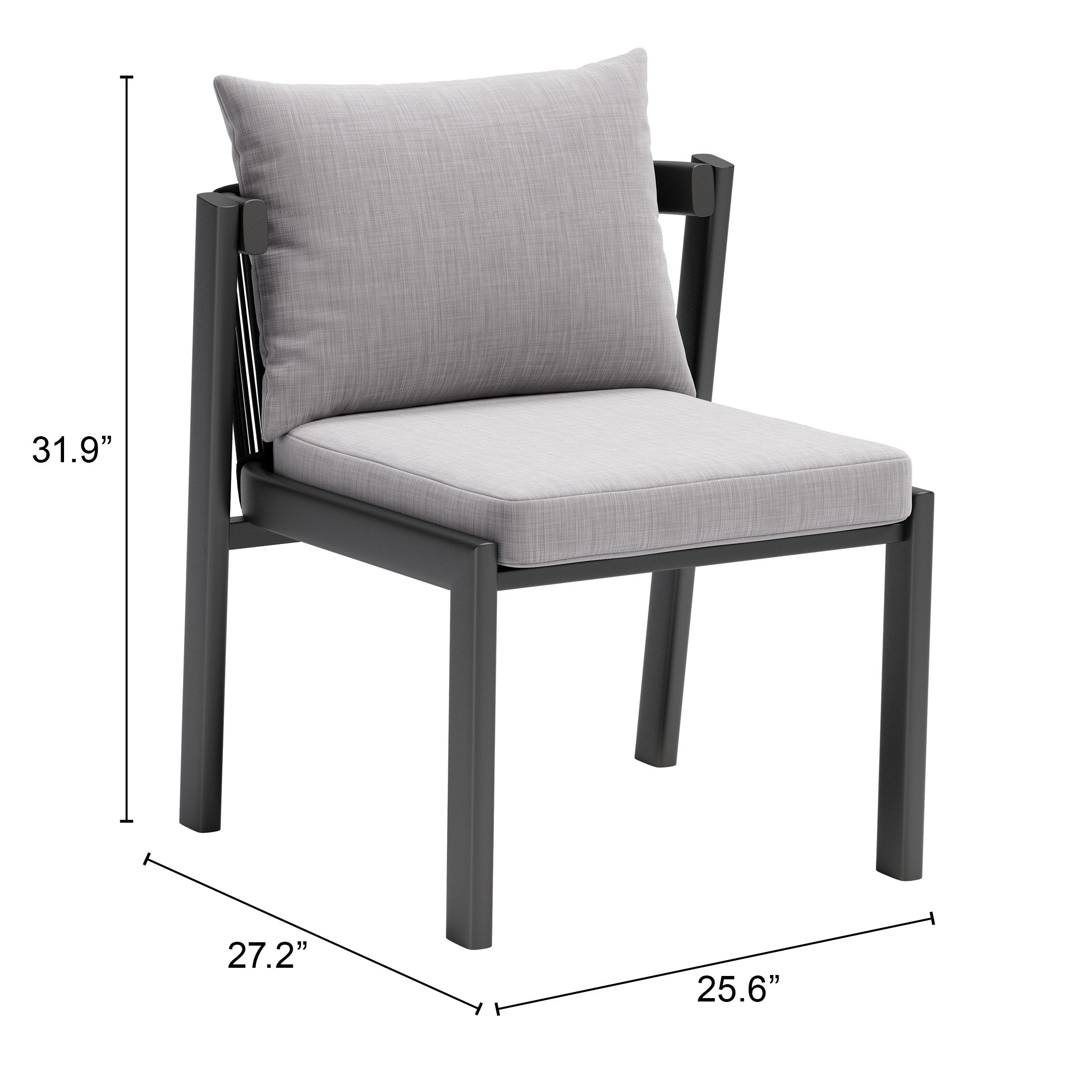 ZUO - Horizon Dining Chair (Set of 2) in Gray