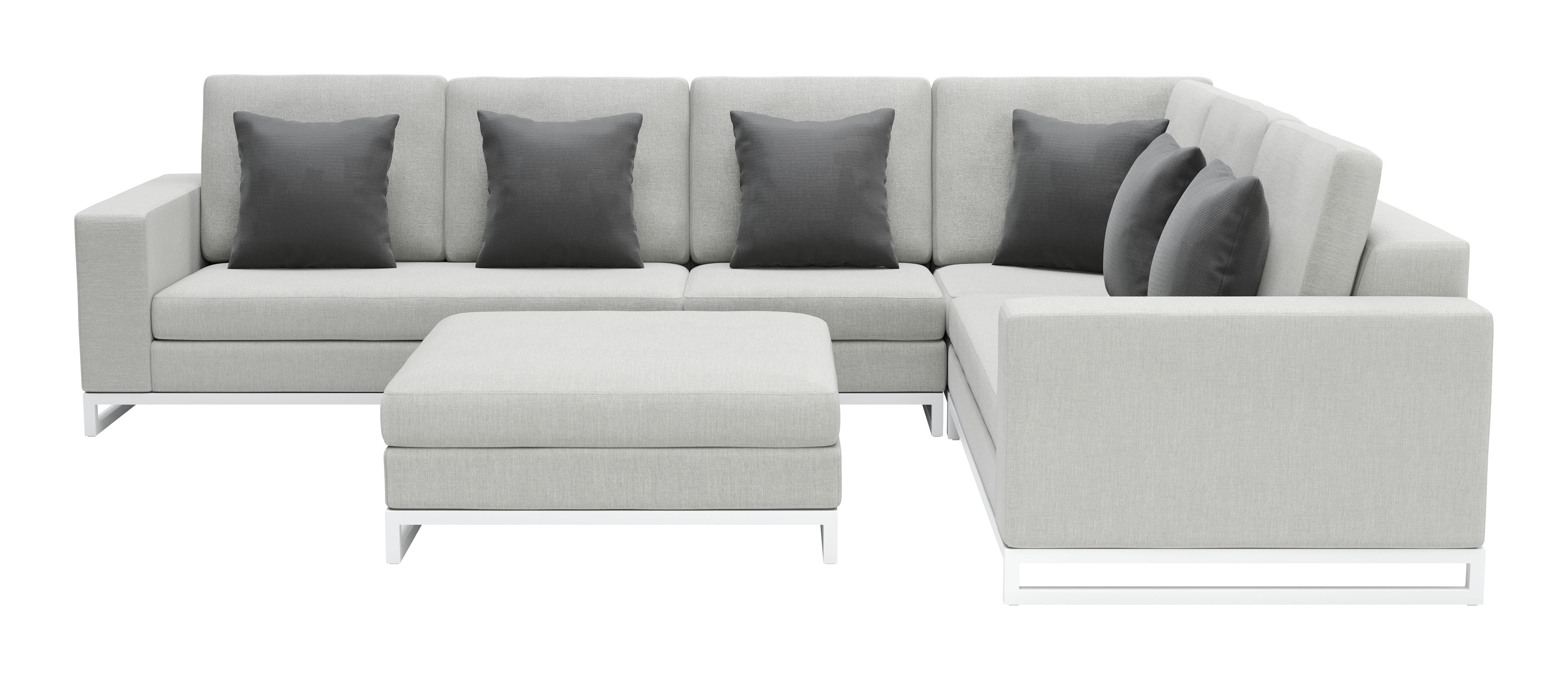 ZUO Corona del Mar Modular Sectional Set - Gray