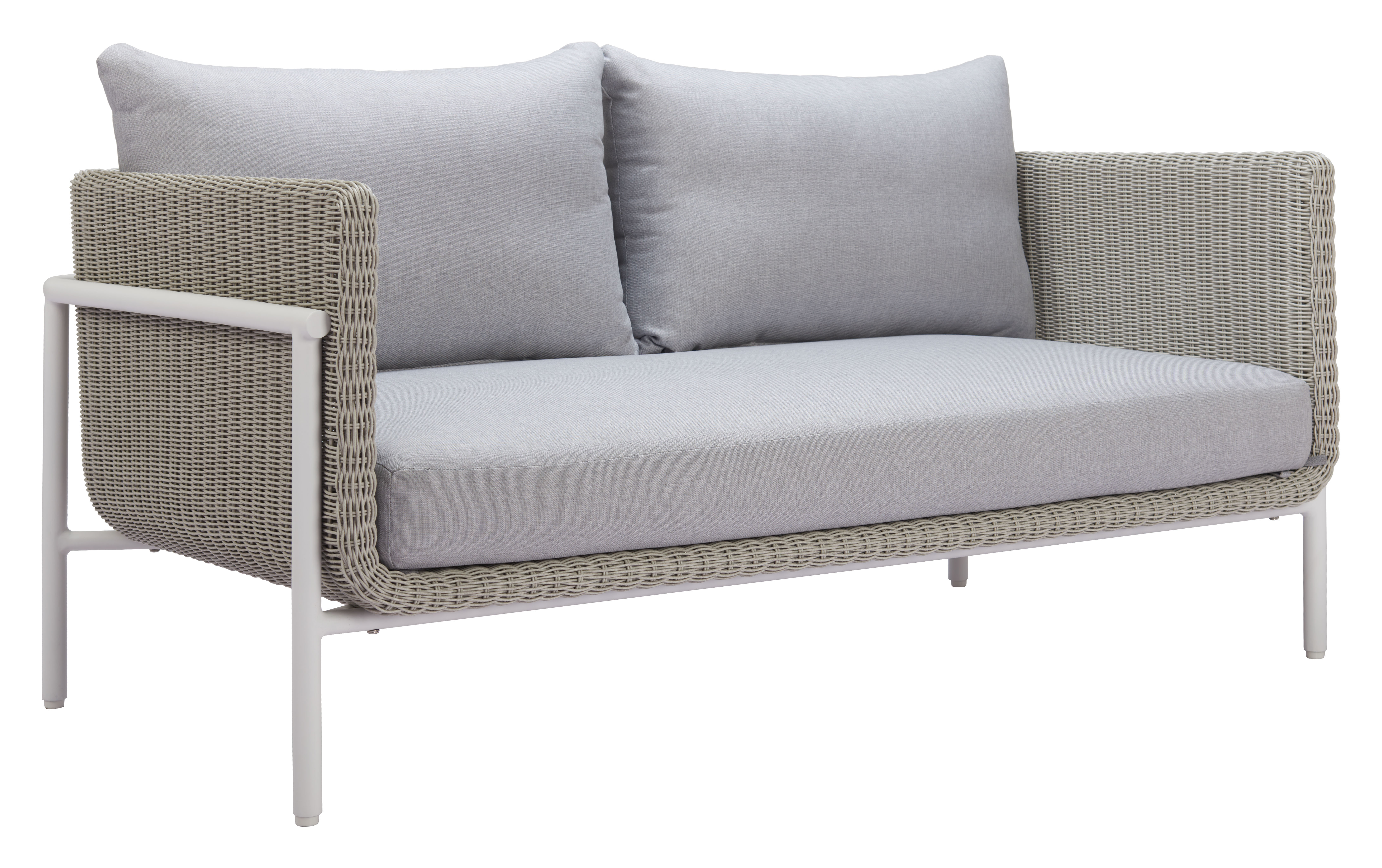 ZUO - Frais Loveseat in Gray