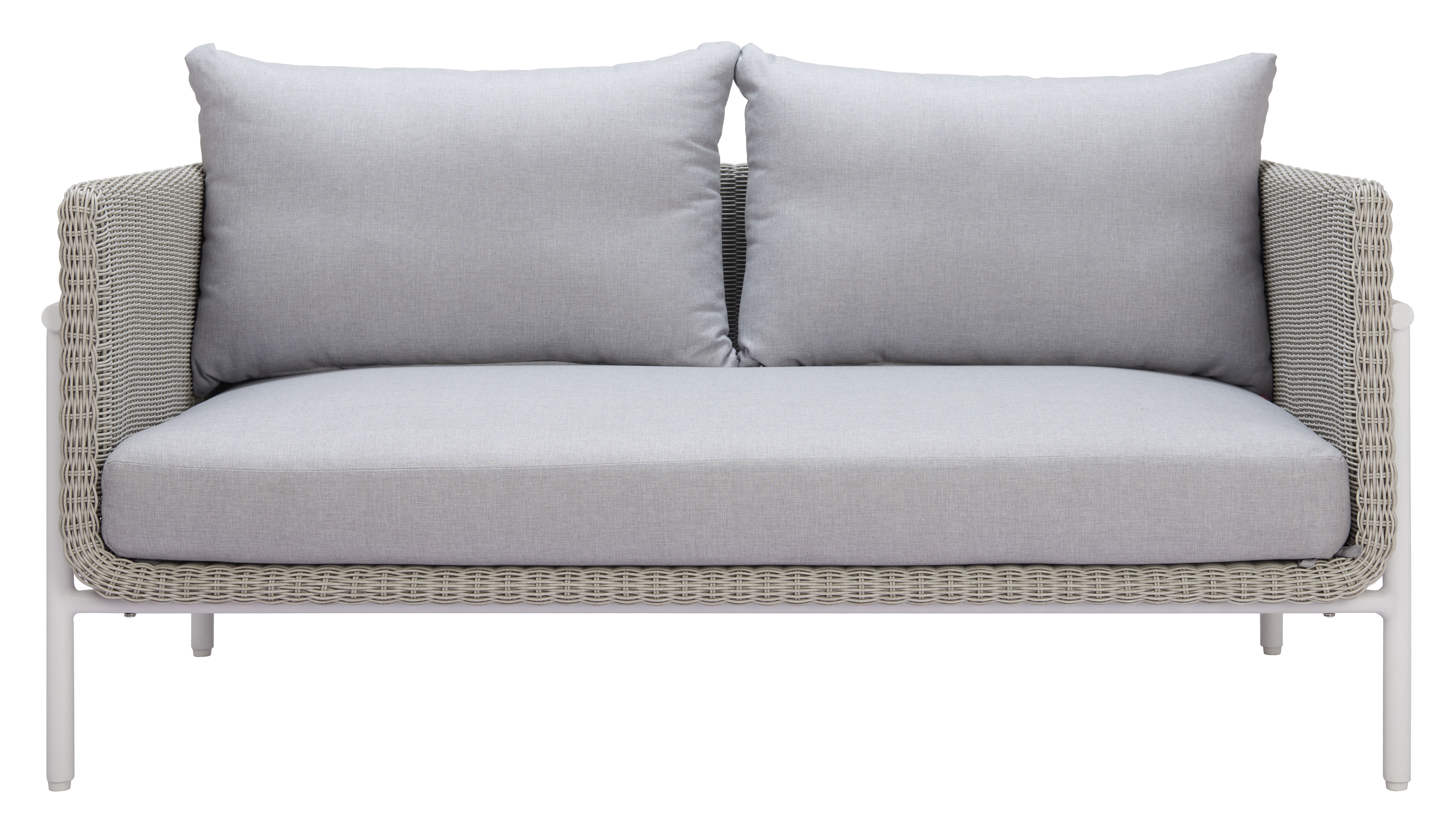 ZUO - Frais Loveseat in Gray