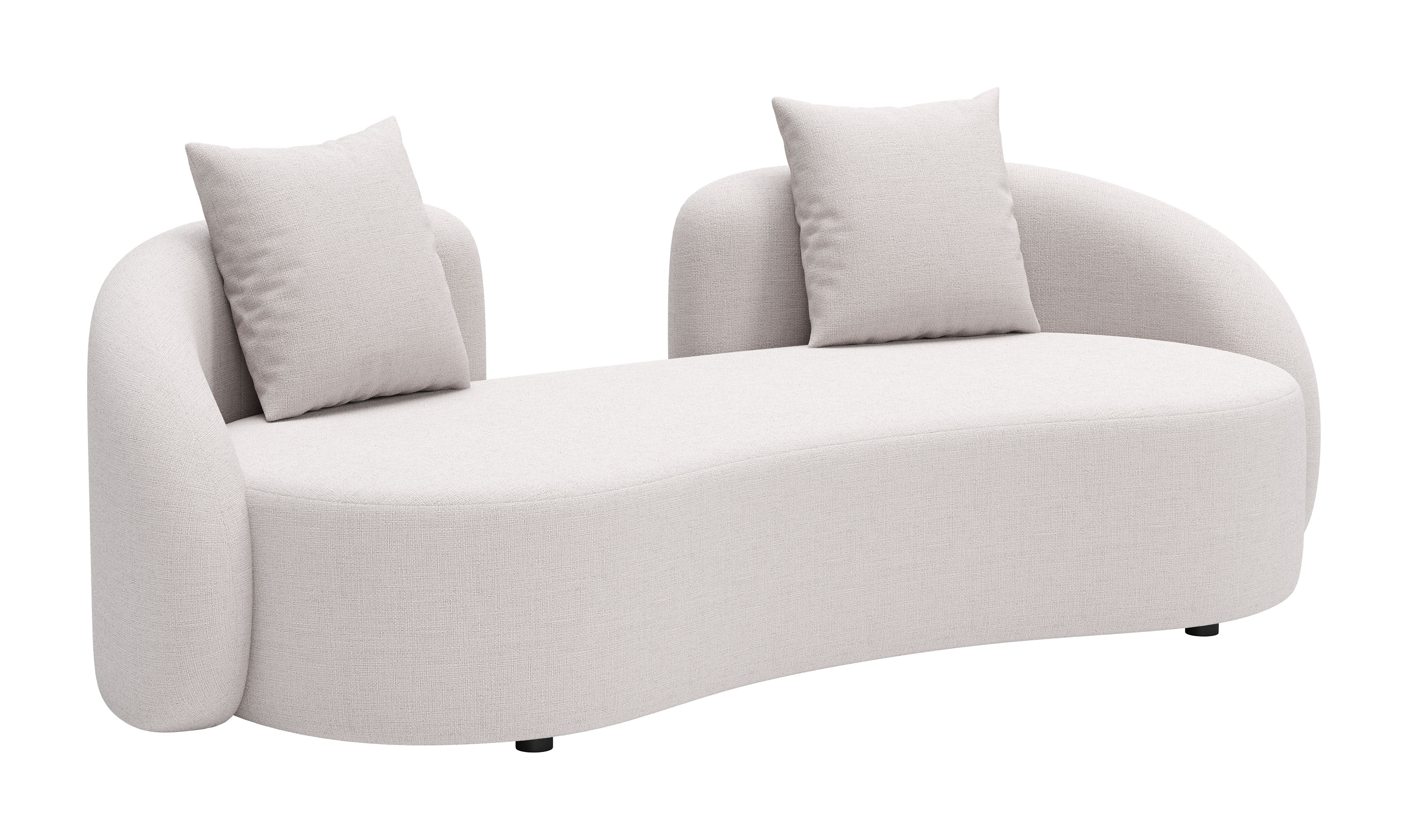 ZUO Sunny Isles Loveseat - Beige