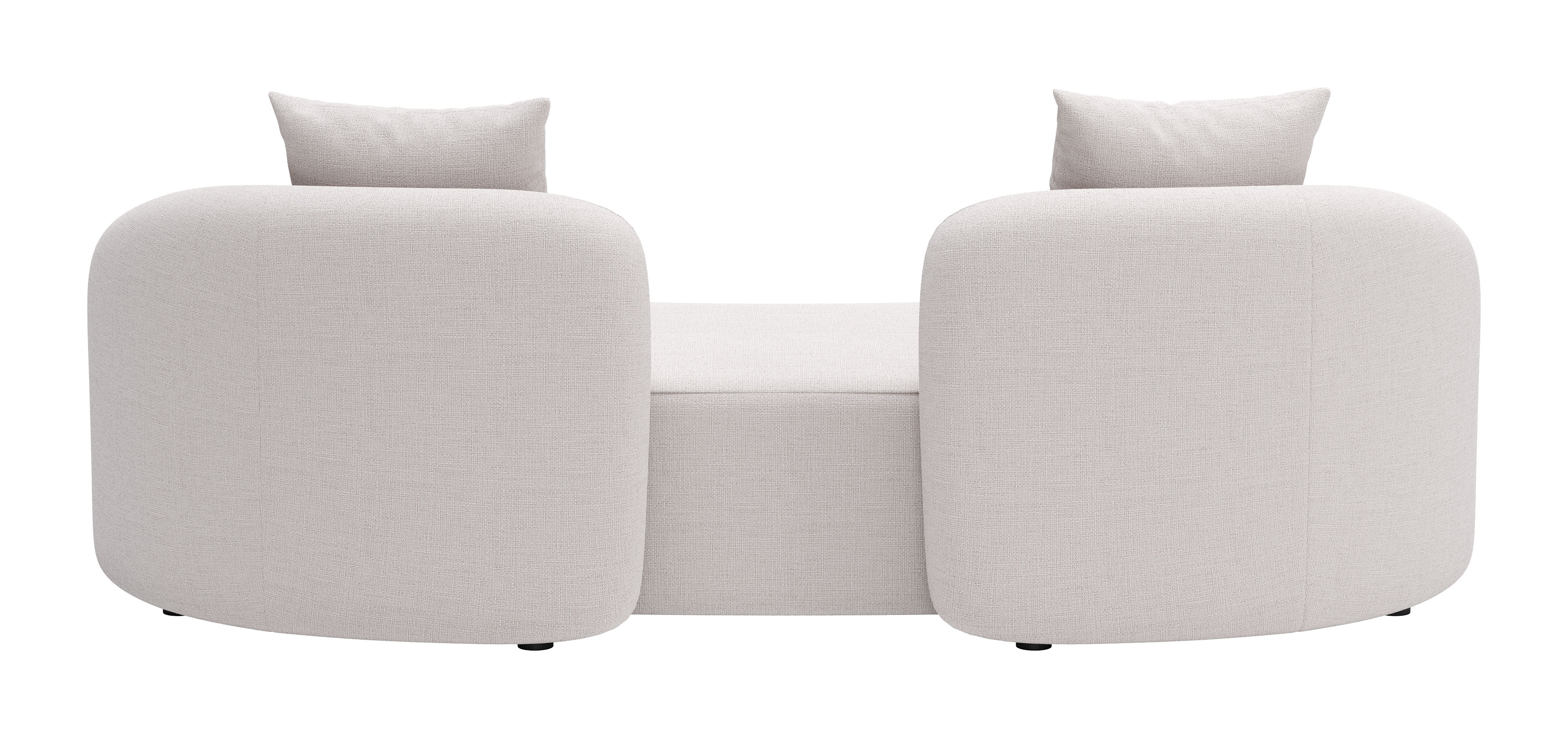 ZUO Sunny Isles Loveseat - Beige