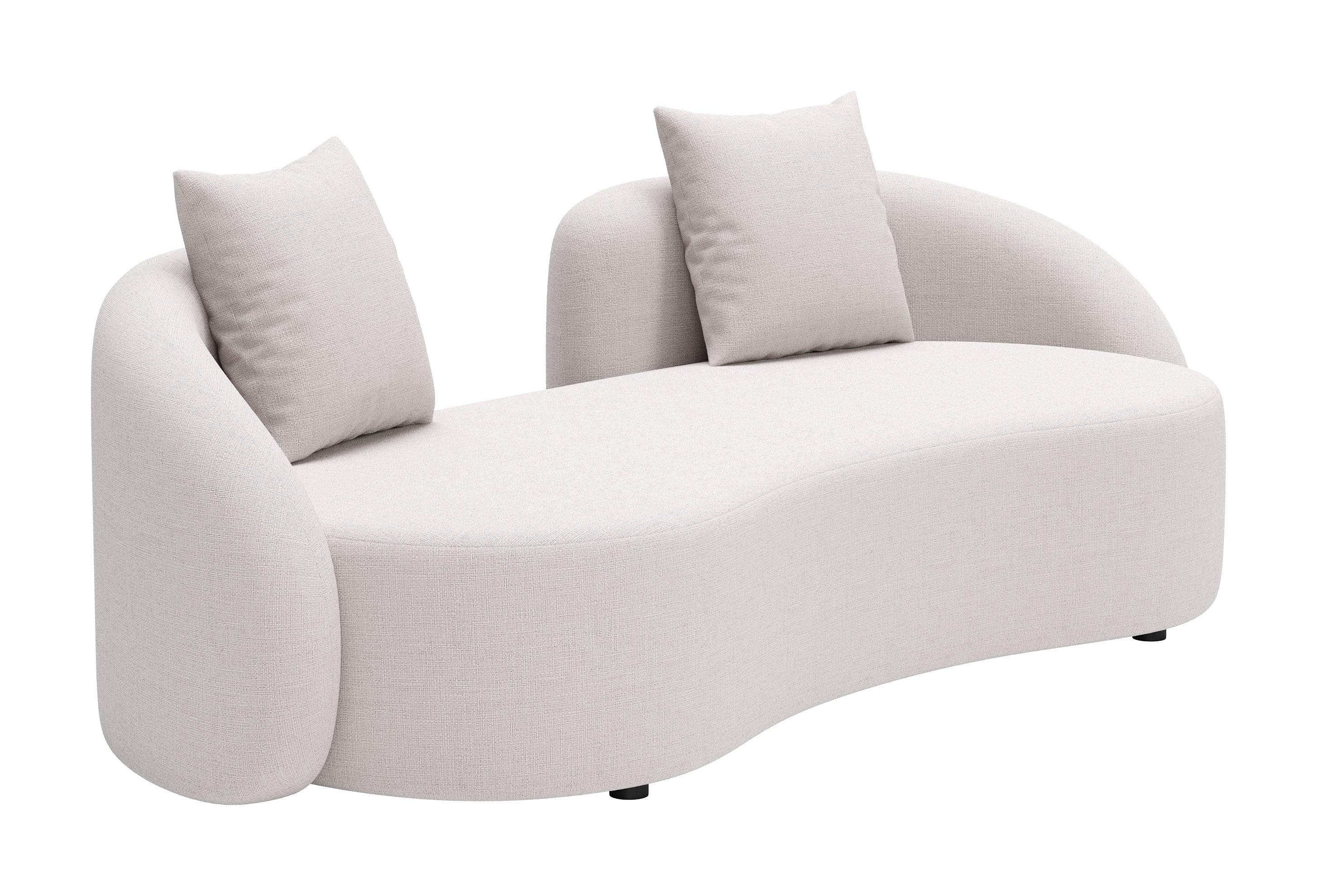 ZUO Sunny Isles Loveseat - Beige