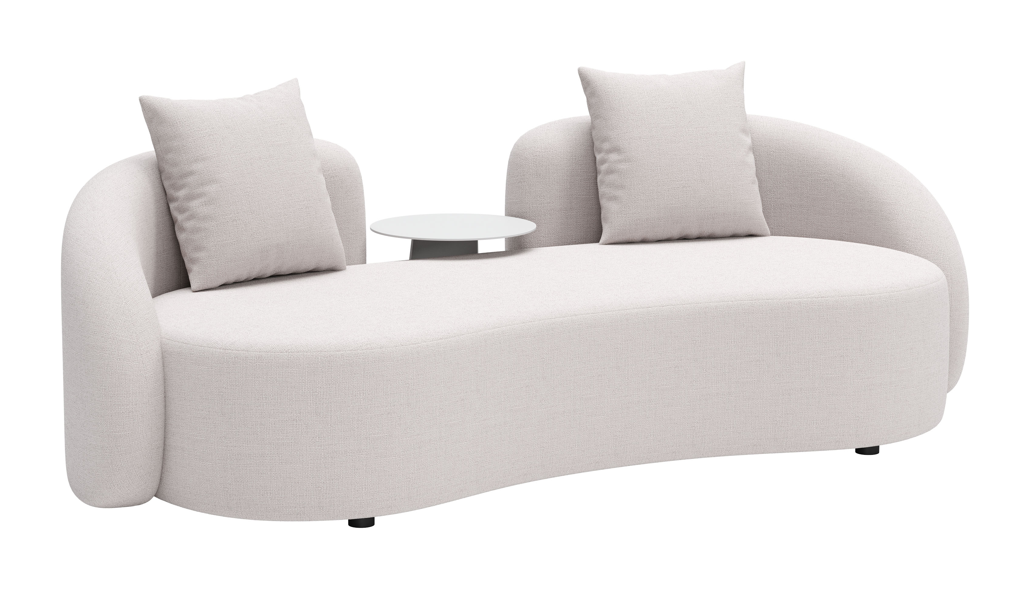 ZUO Sunny Isles Loveseat - Beige