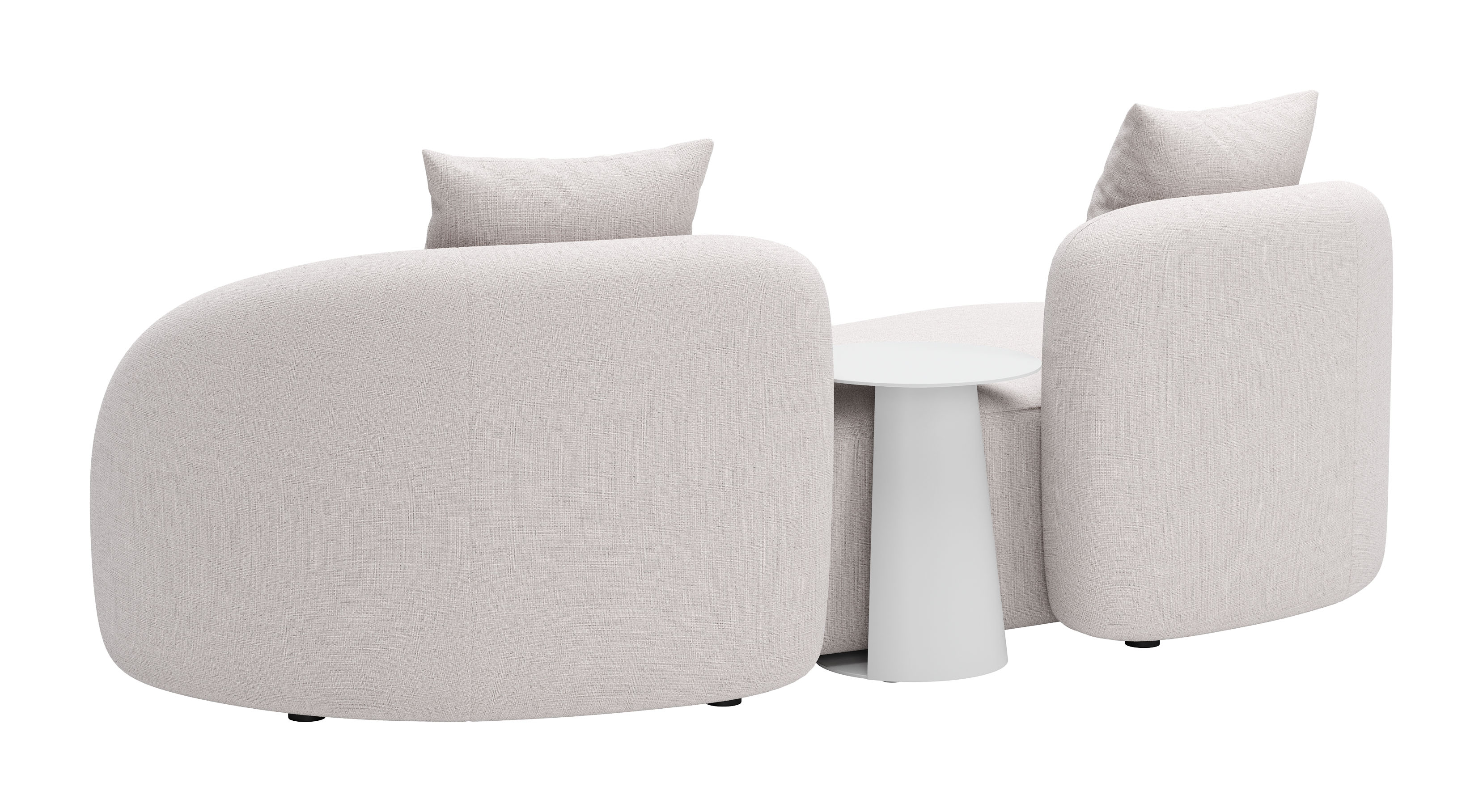 ZUO Sunny Isles Loveseat - Beige