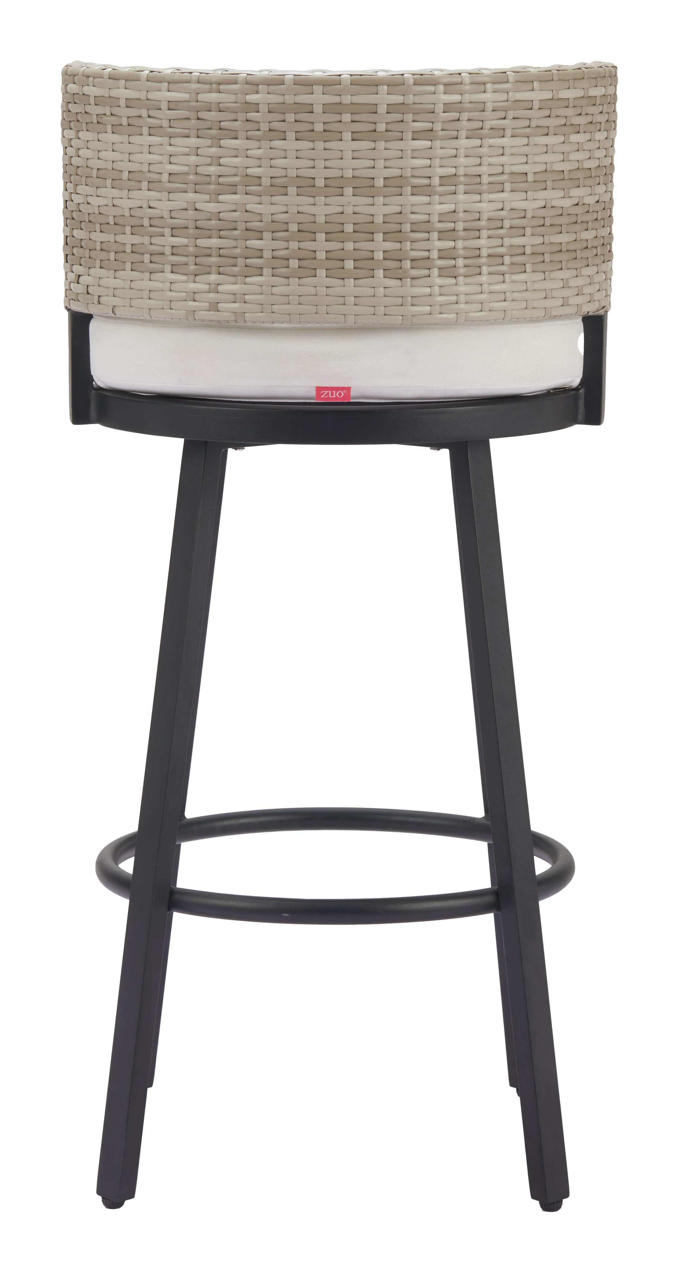 ZUO - Midnight Wave Barstool in White