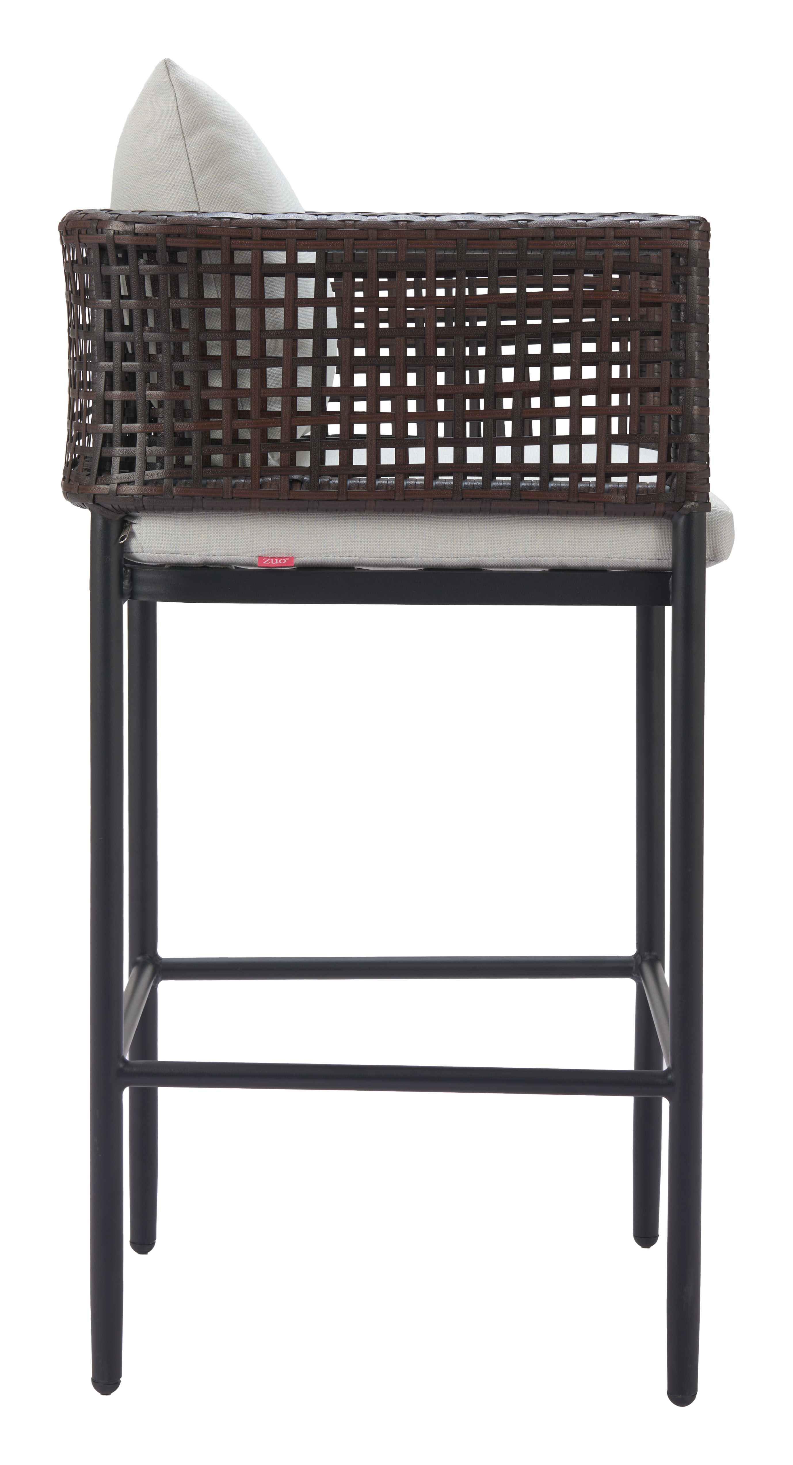 ZUO - Palm Paradise Barstool in Gray