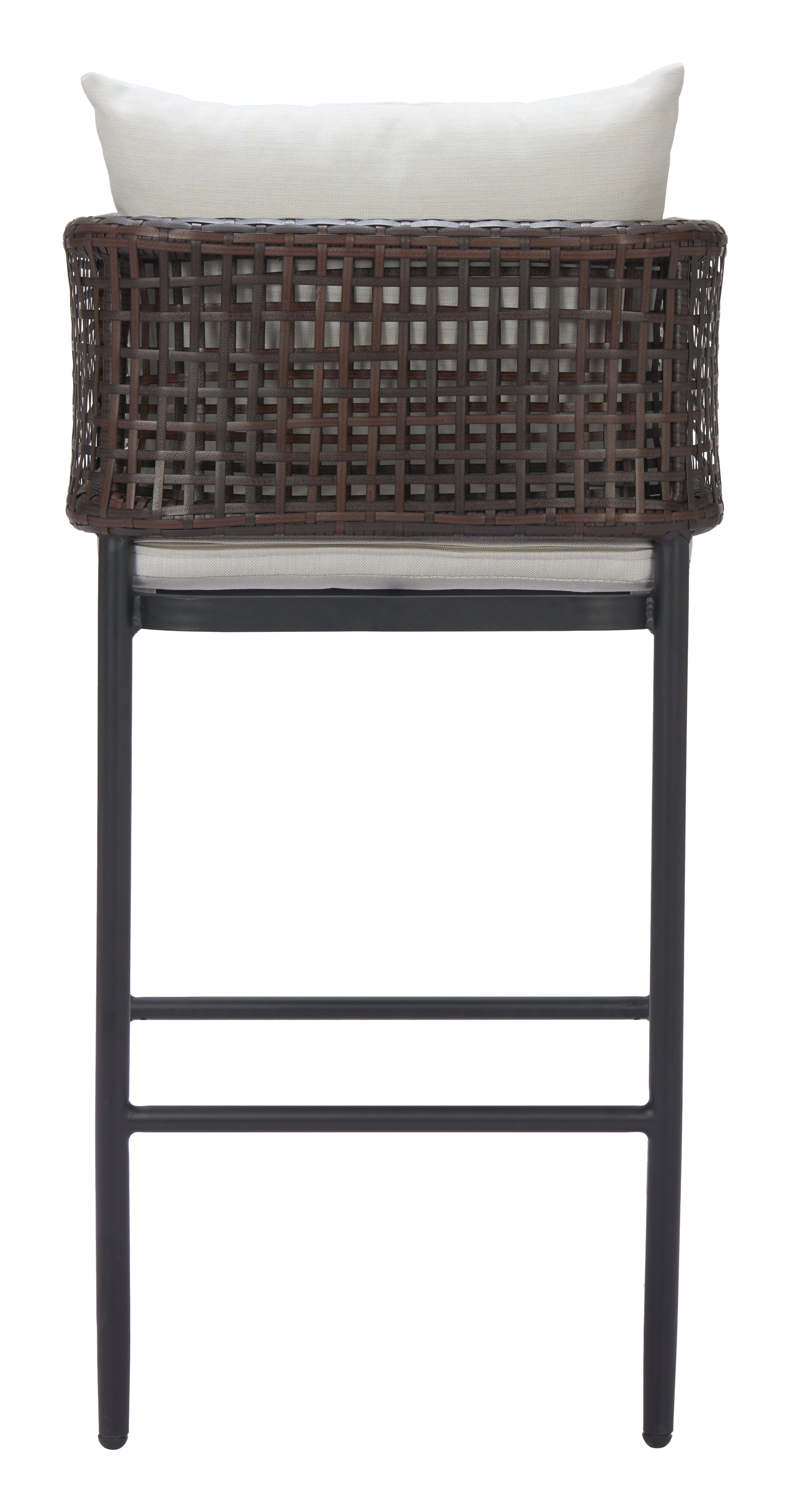 ZUO - Palm Paradise Barstool in Gray