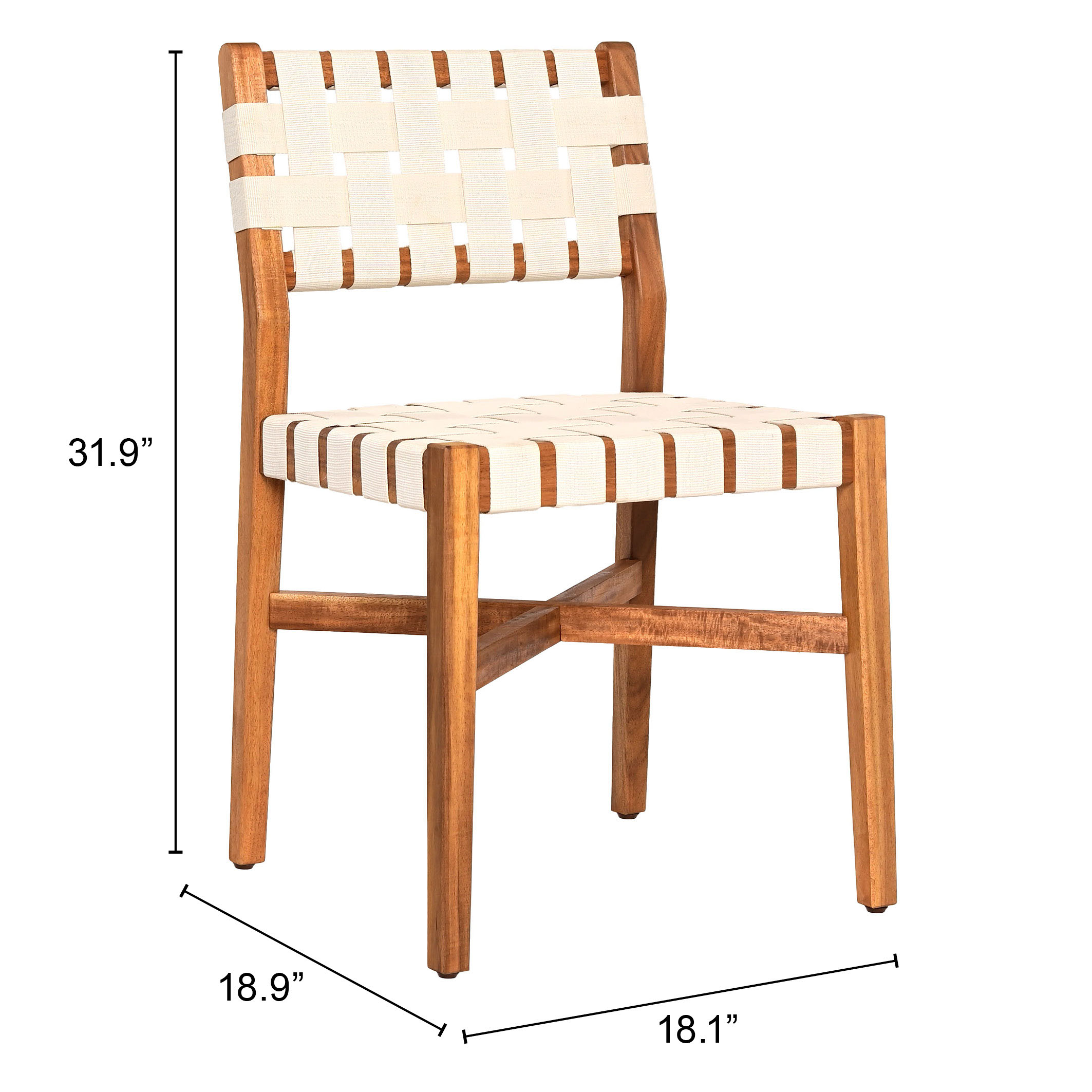 ZUO - Tripicana Dining Chair in Beige