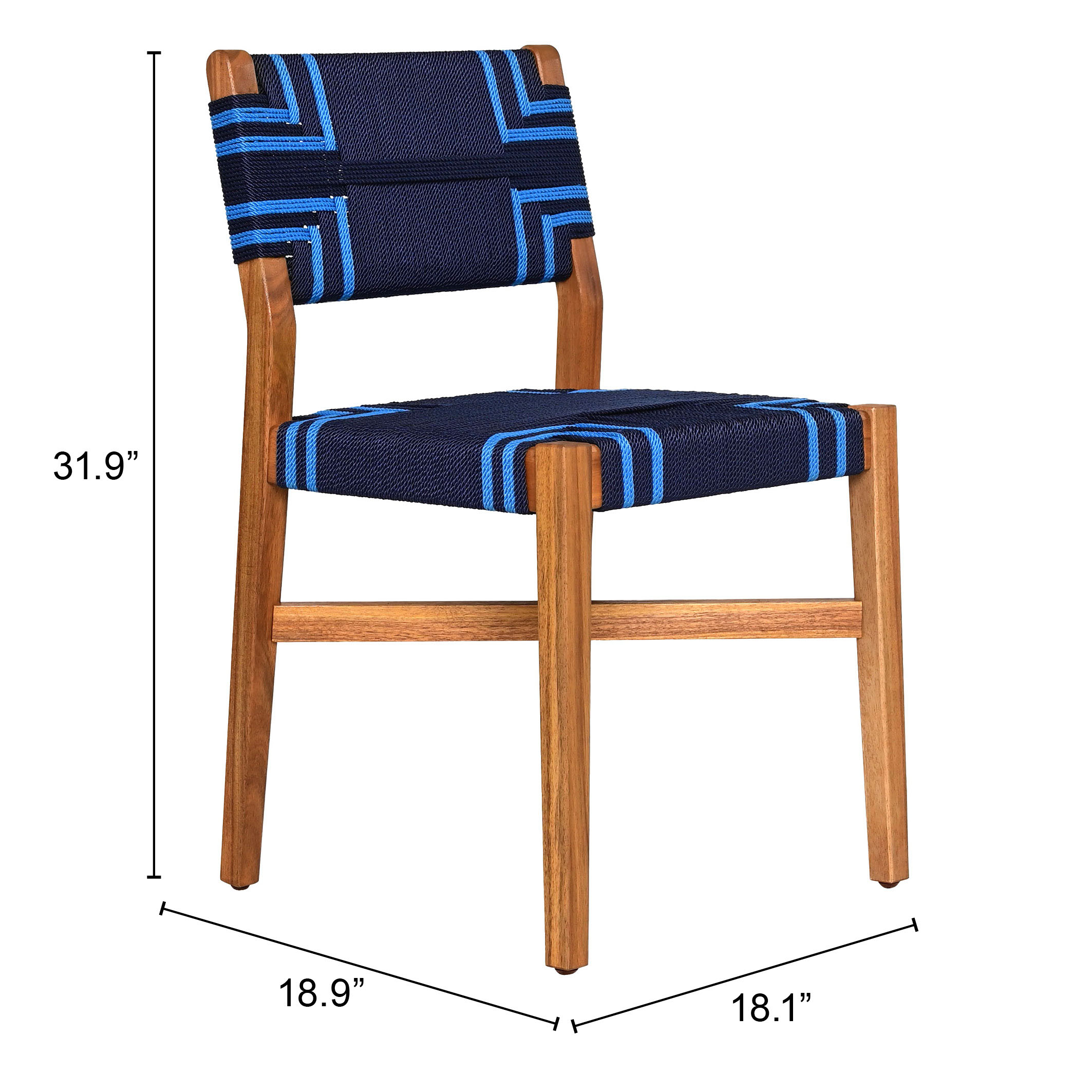 ZUO Serene Dining Chair - Blue