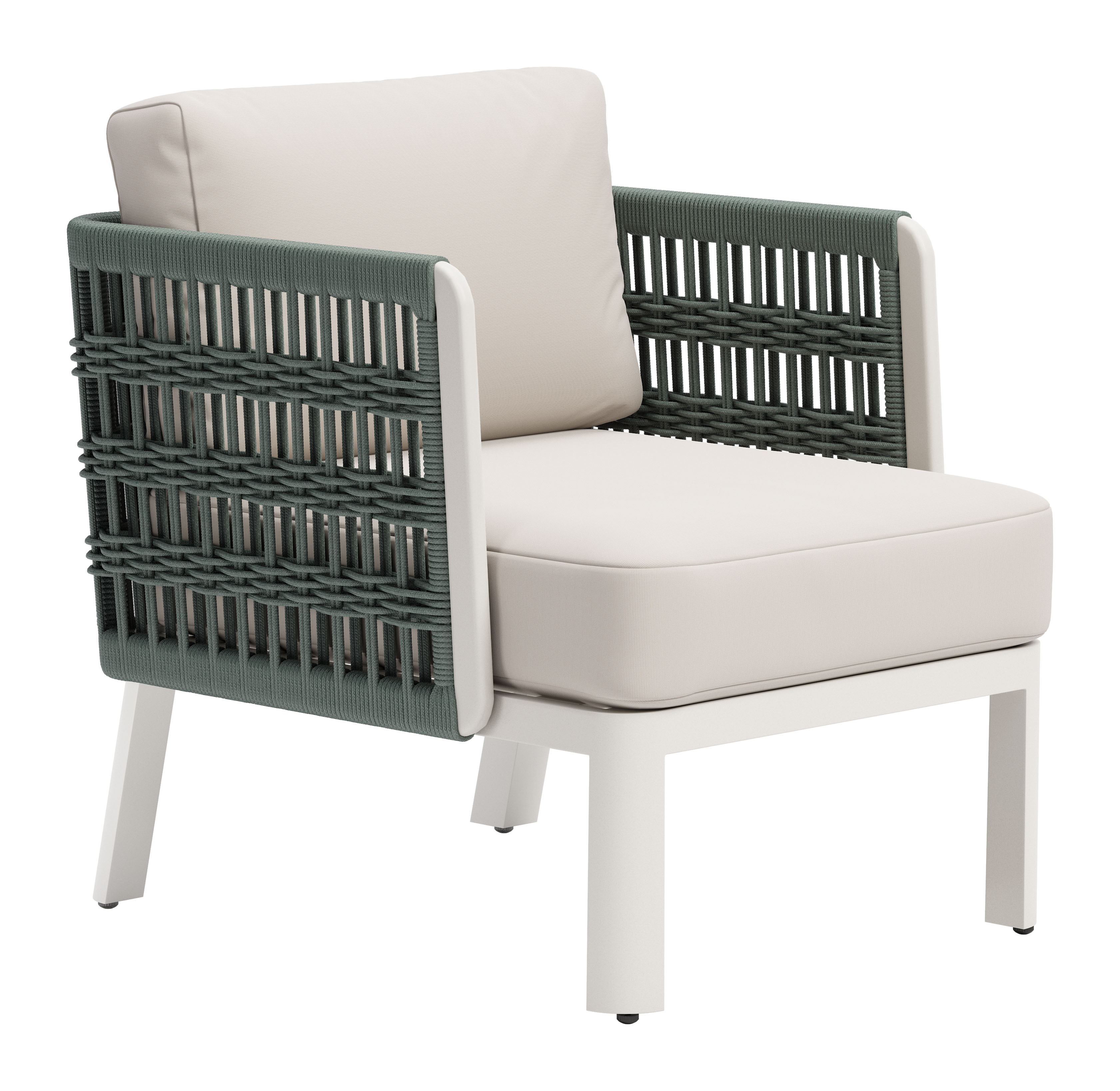 ZUO - Bridgehampton Armchair in White