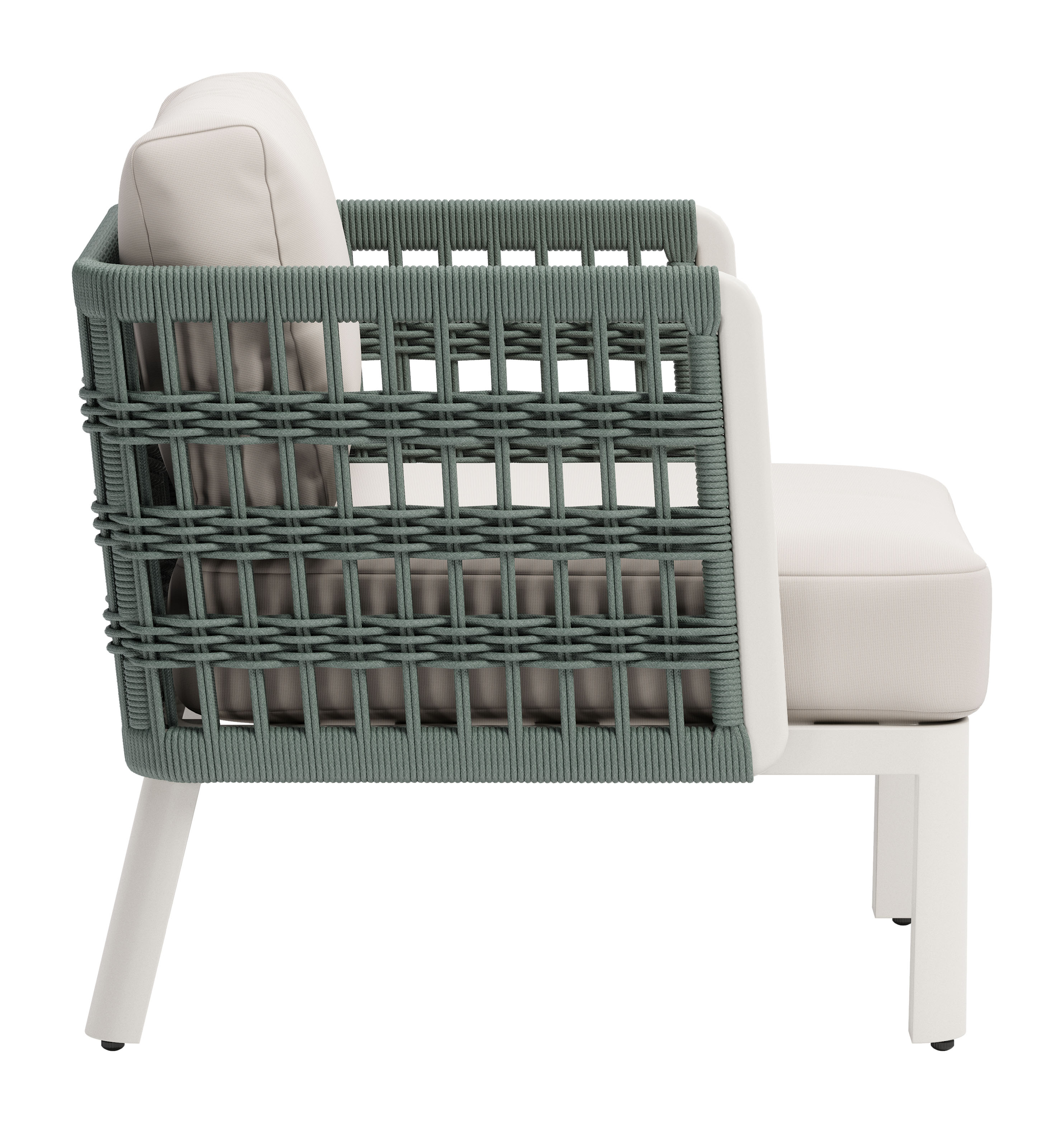 ZUO - Bridgehampton Armchair in White