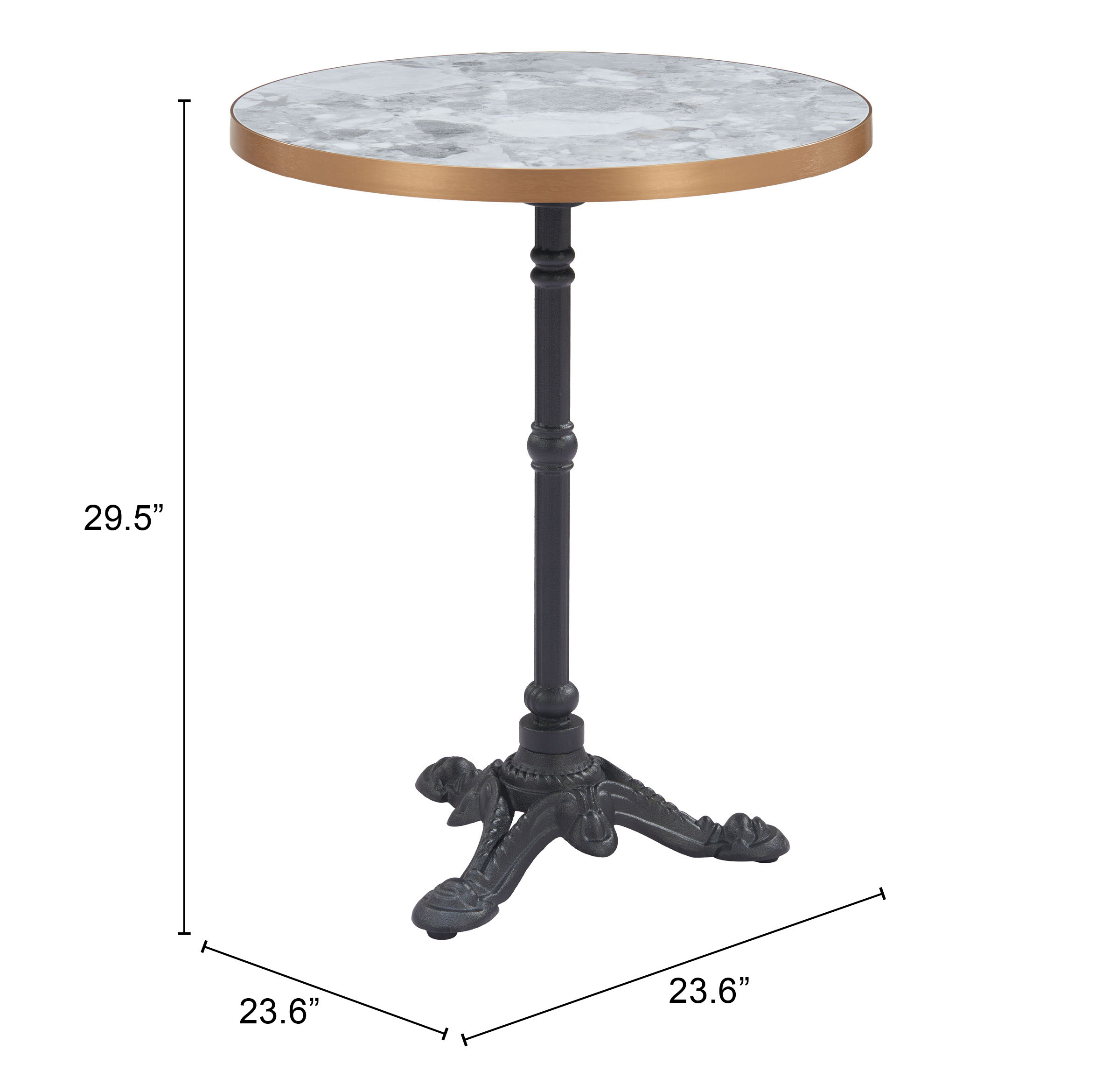 ZUO Gazebo Dining Table - Multi-Color