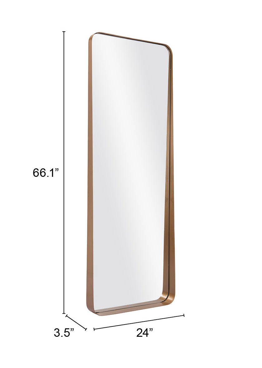 ZUO - Riga Mirror in Gold