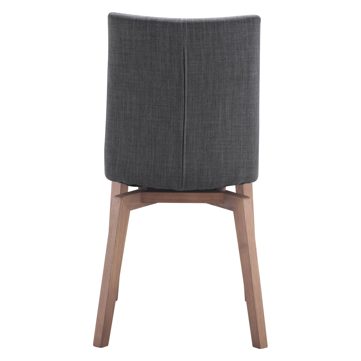 ZUO Orebro Dining Chair (Set Of 2) - Graphite/Brown