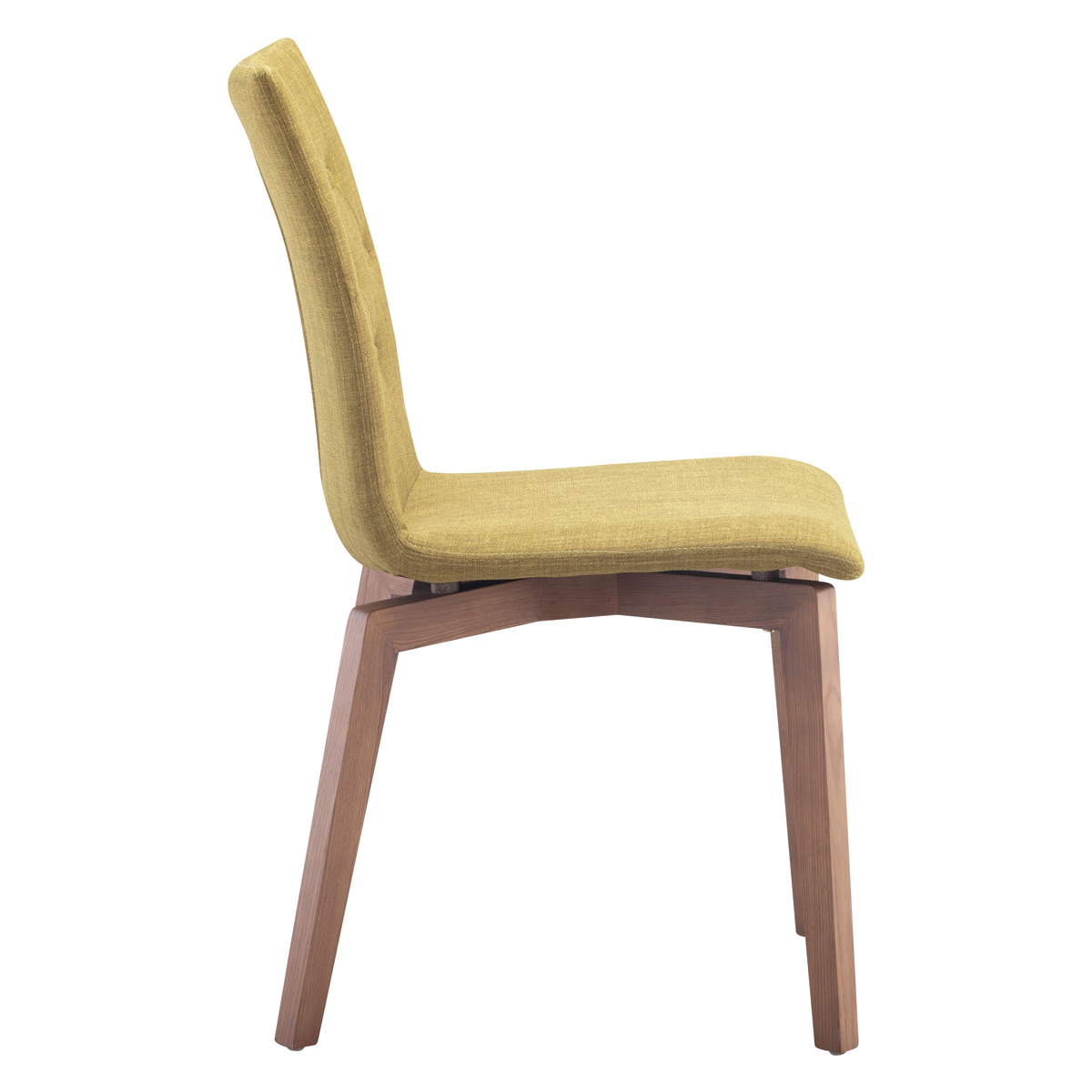 ZUO Orebro Dining Chair (Set Of 2) - Pea Green/Brown