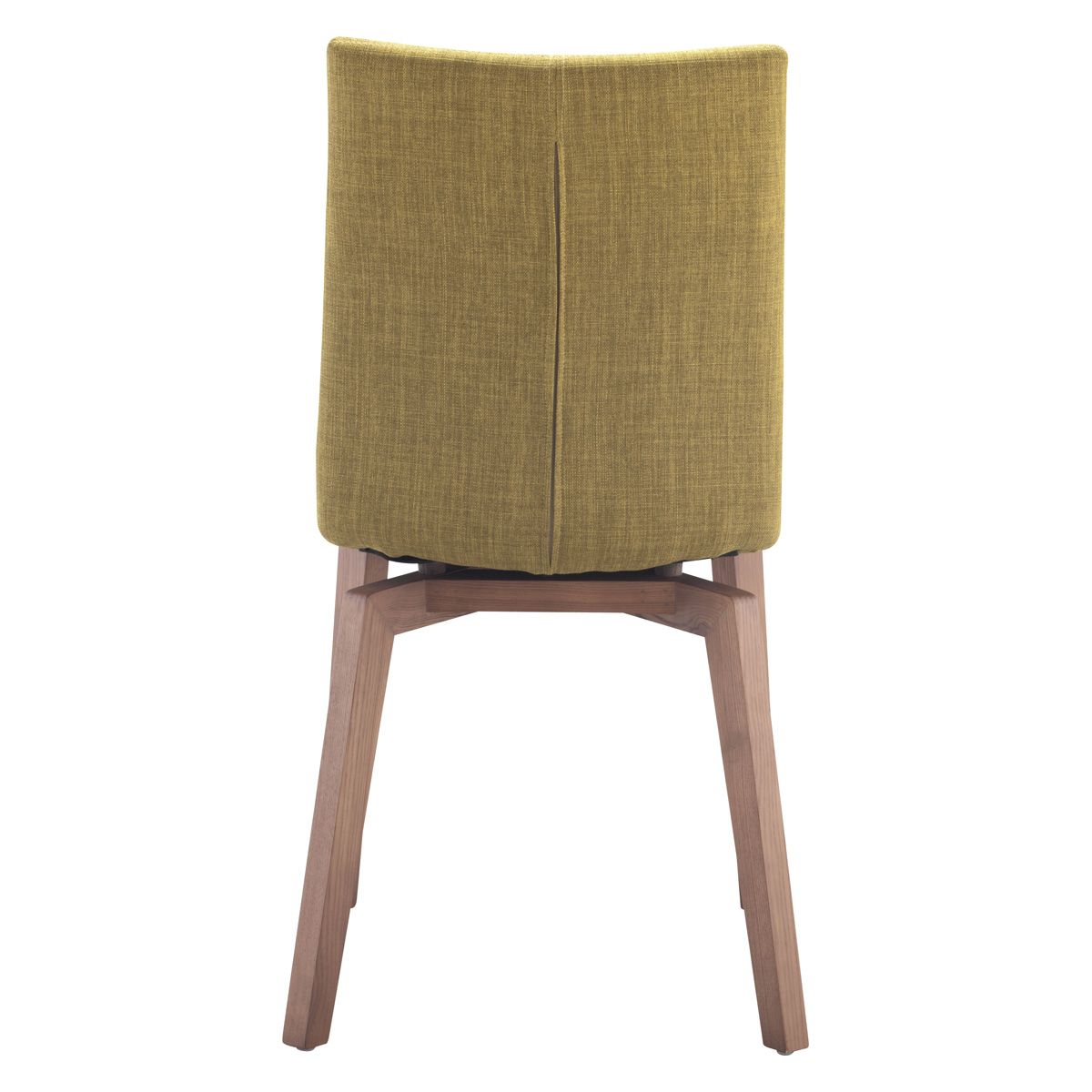 ZUO Orebro Dining Chair (Set Of 2) - Pea Green/Brown