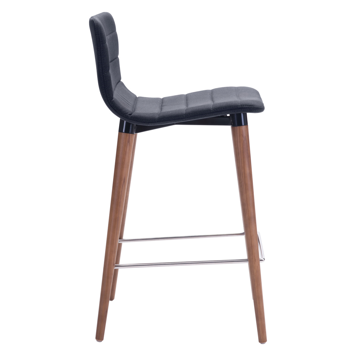 ZUO Jericho Counter Chair (Set Of 2) - Gray/Brown