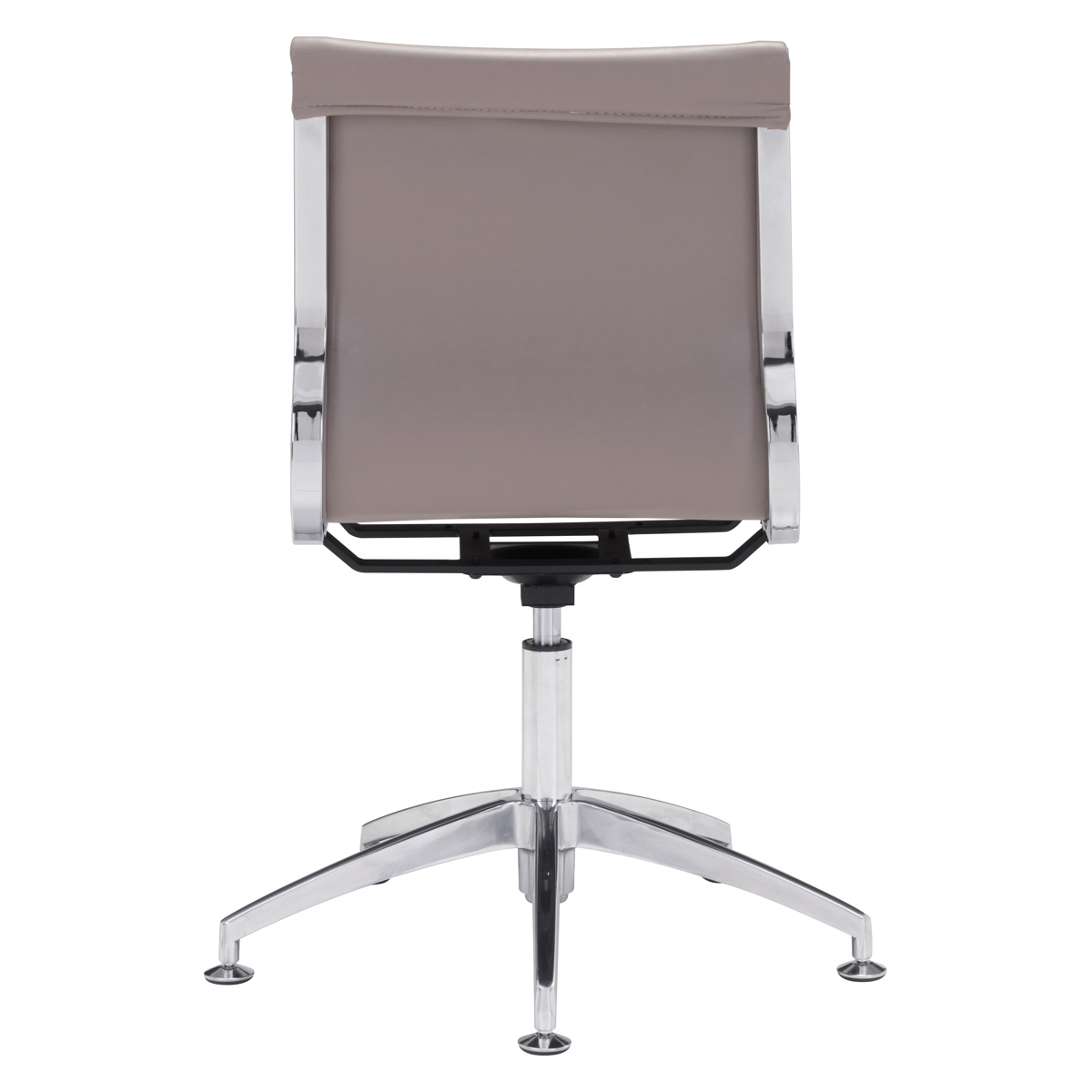 ZUO Glider Conference Chair - Taupe/Silver