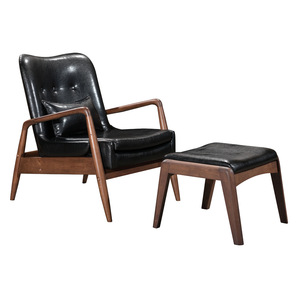 ZUO - Bully Lounge Chair & Ottoman