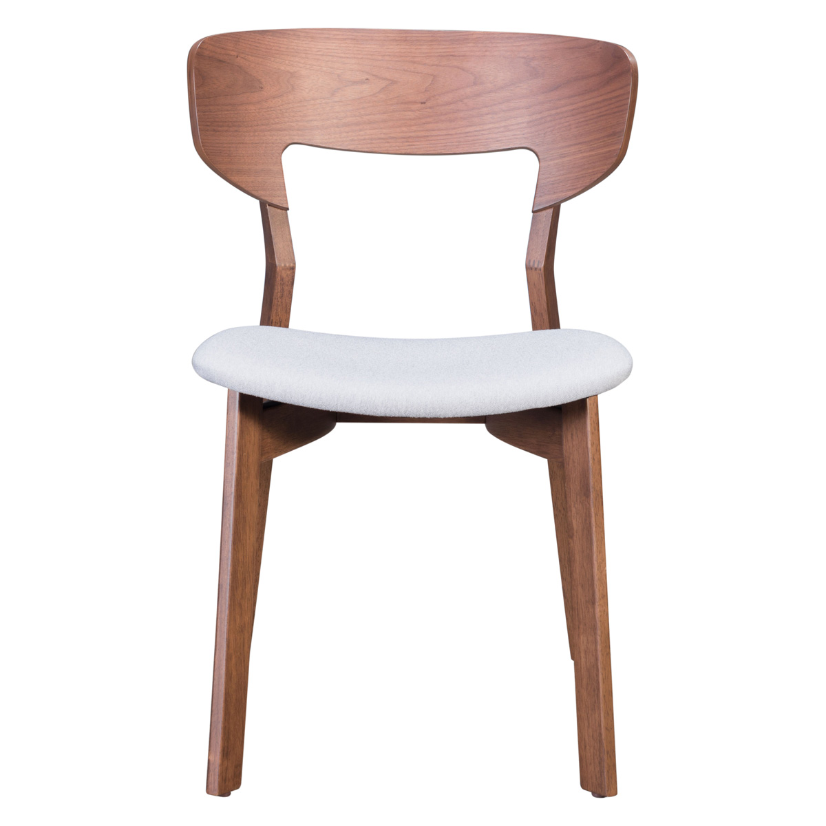 ZUO - Russell Dining Chair (Set Of 2) in Walnut/Light Gray