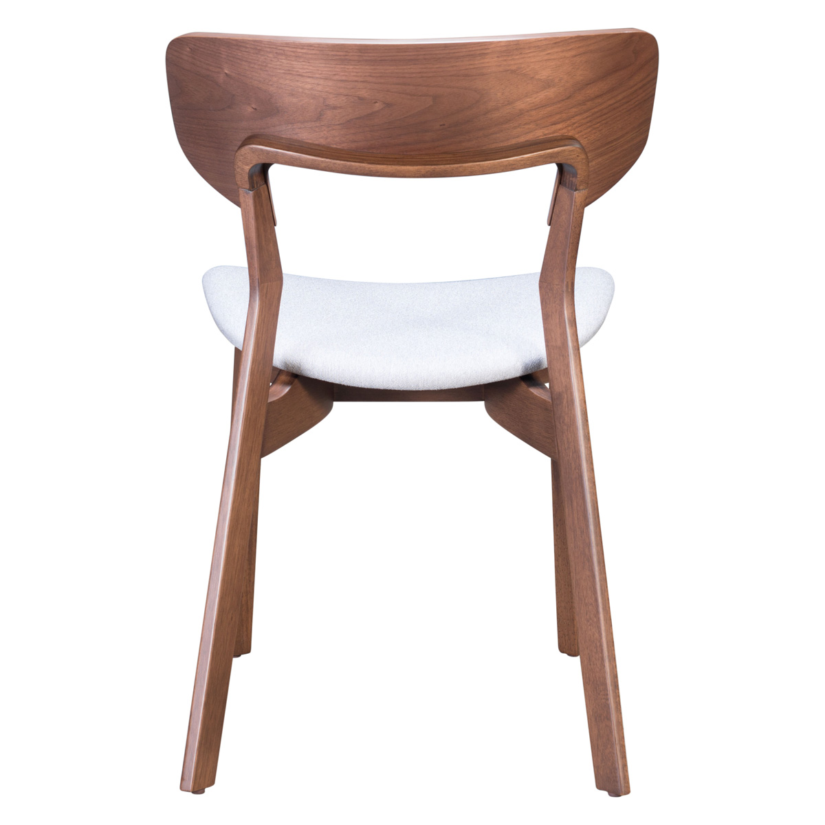 ZUO - Russell Dining Chair (Set Of 2) in Walnut/Light Gray