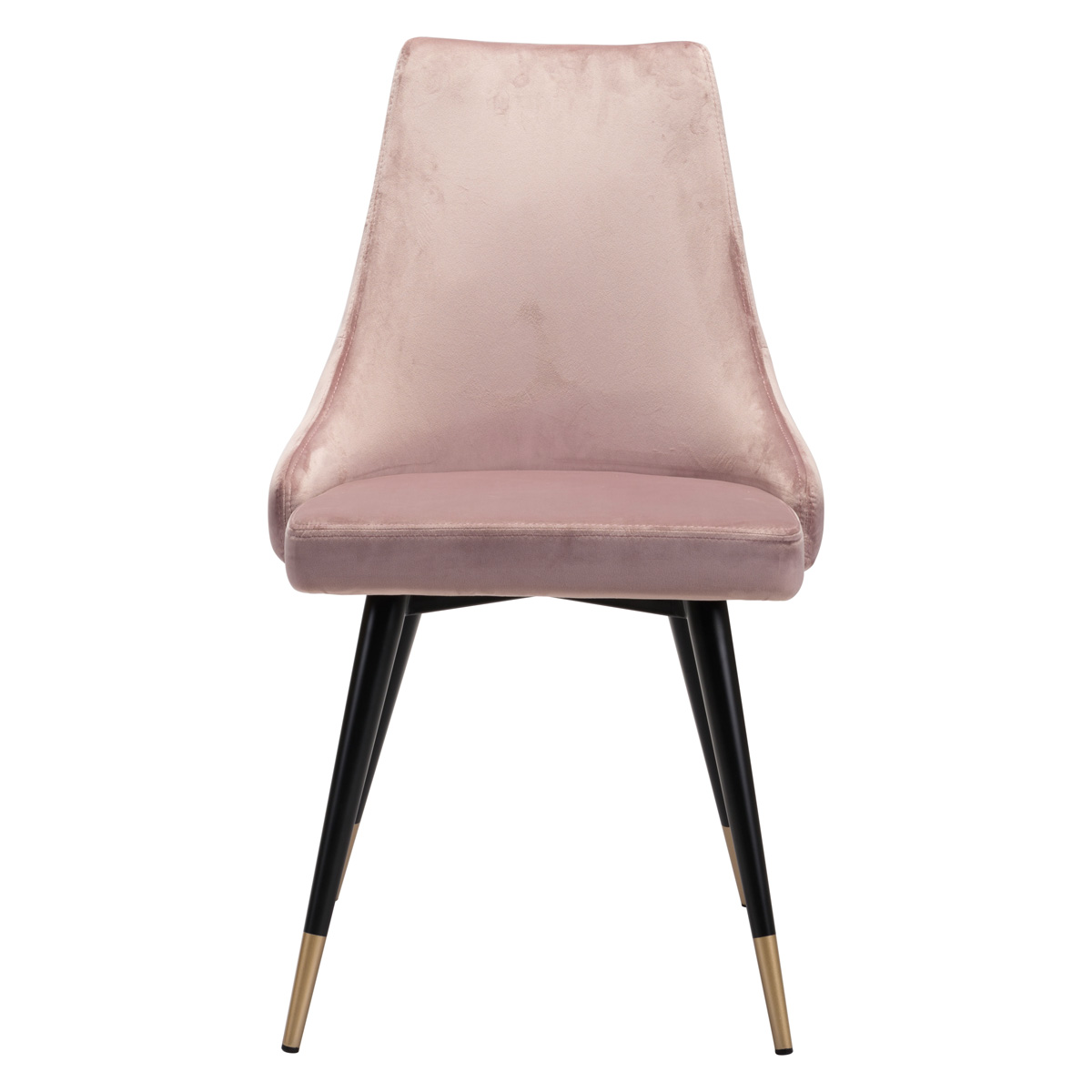 ZUO Piccolo Dining Chair (Set Of 2) - Pink/Black/Gold