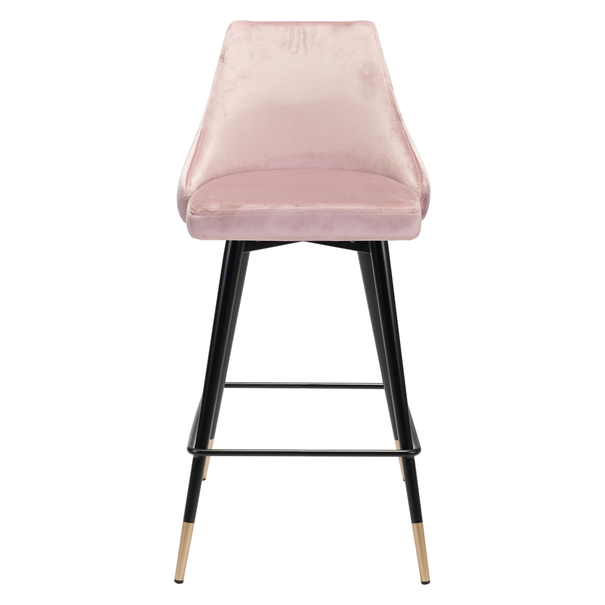 ZUO Piccolo Counter Chair - Pink/Black/Gold