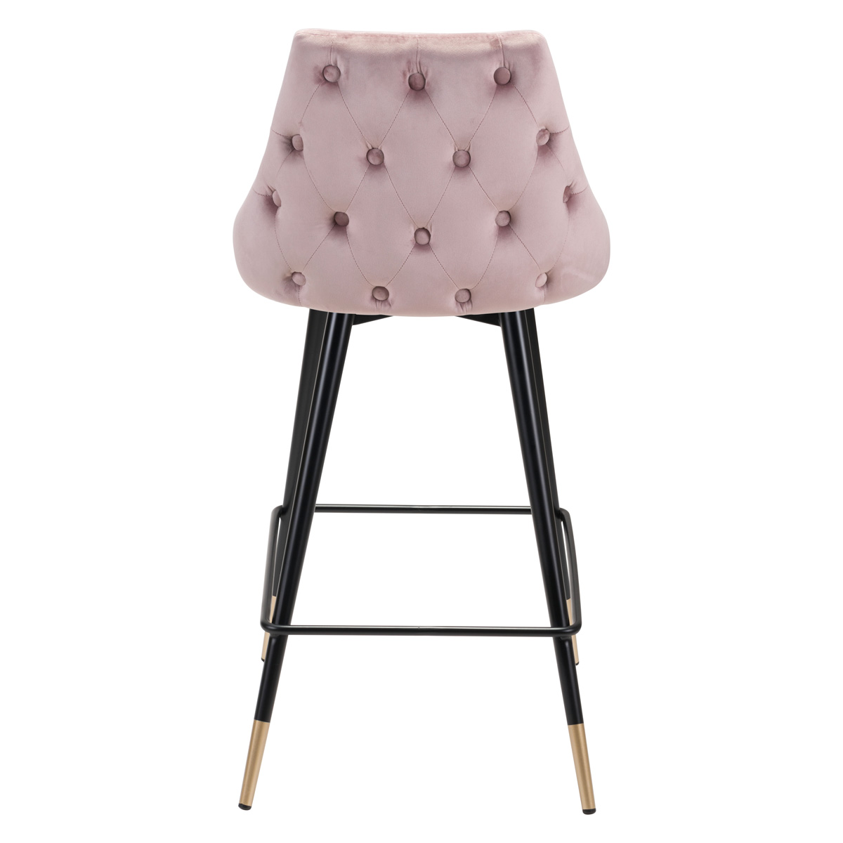 ZUO Piccolo Counter Chair - Pink/Black/Gold