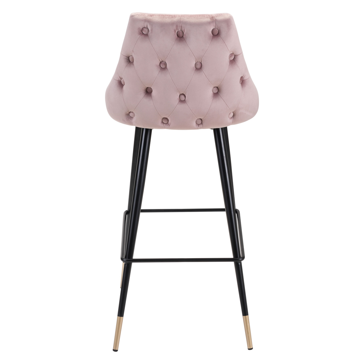 ZUO Piccolo Bar Chair - Pink/Black/Gold