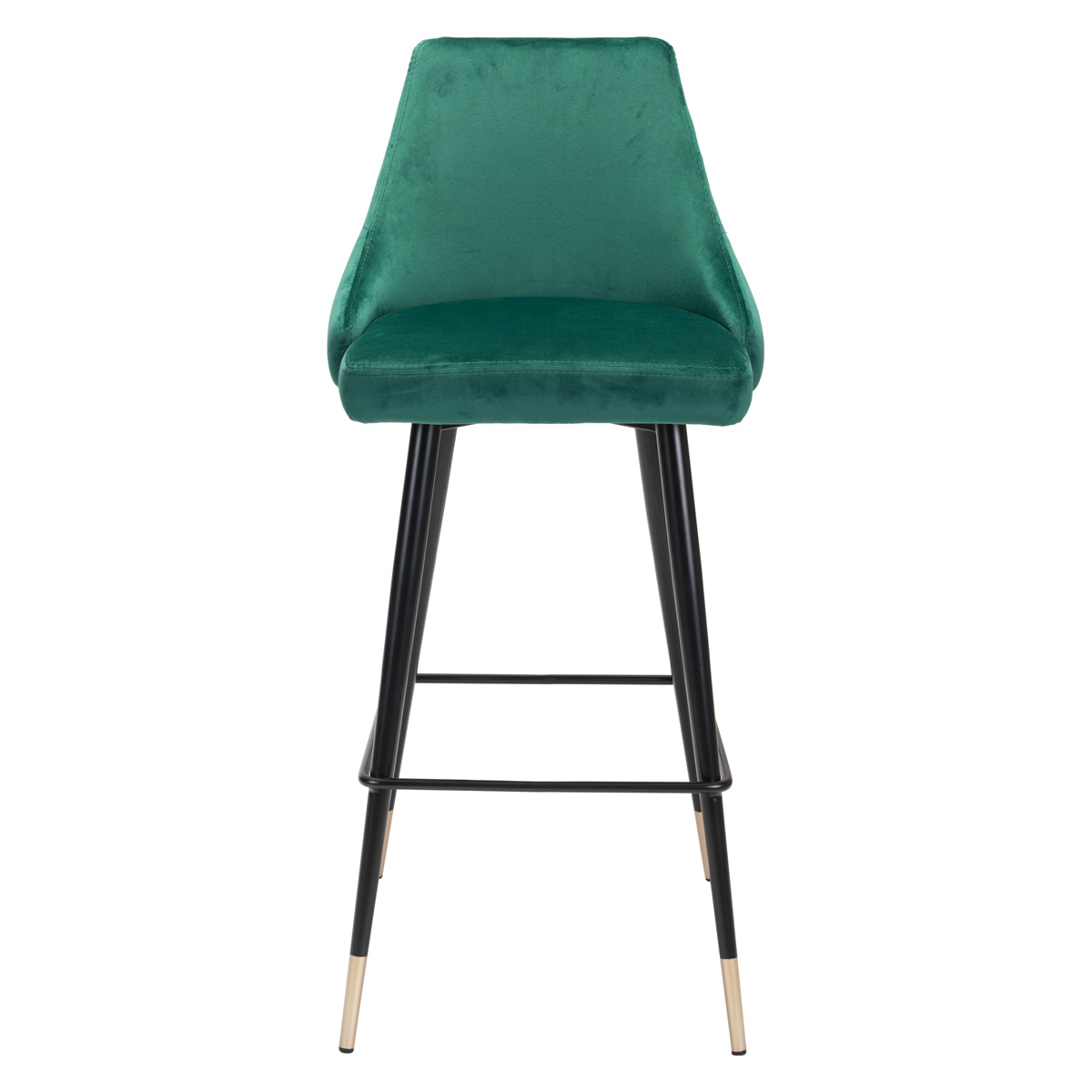 ZUO Piccolo Bar Chair - Green/Black/Gold