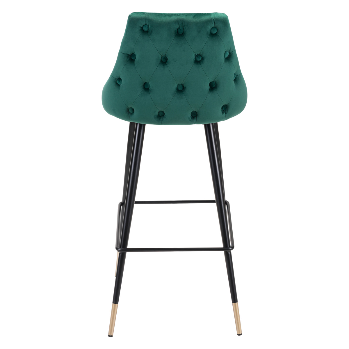 ZUO Piccolo Bar Chair - Green/Black/Gold