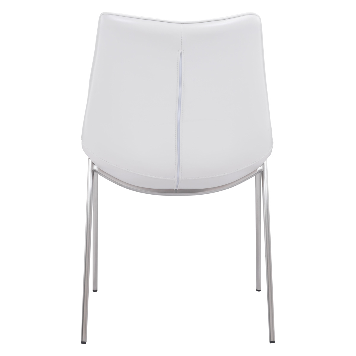 ZUO Magnus Dining Chair (Set Of 2) - White/Silver