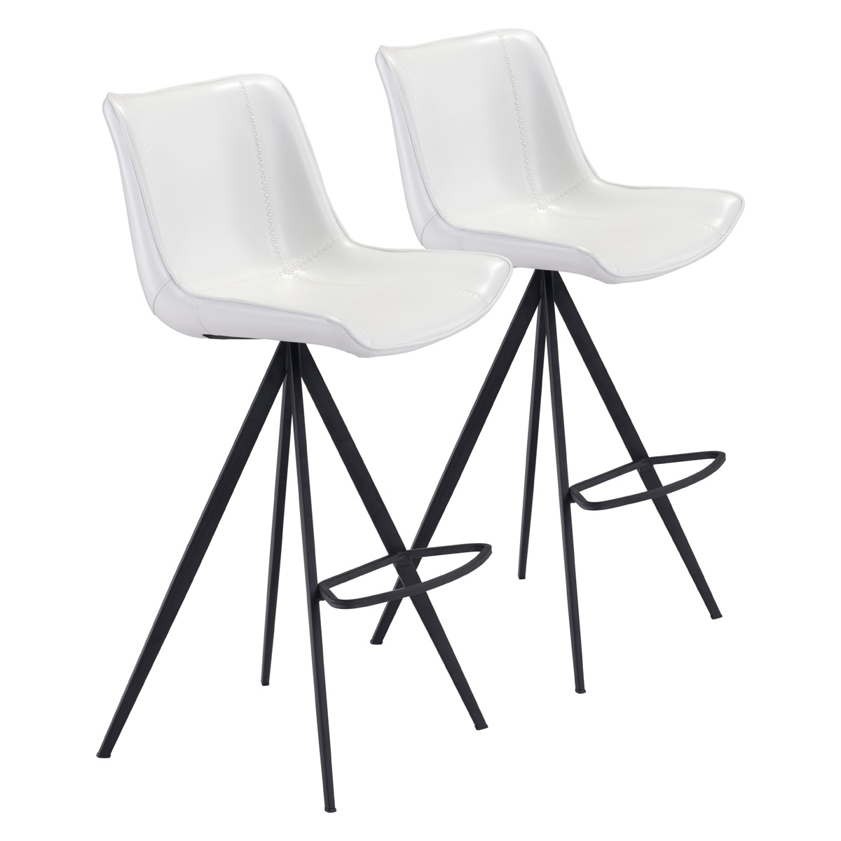 ZUO - Aki Bar Chair (Set Of 2)