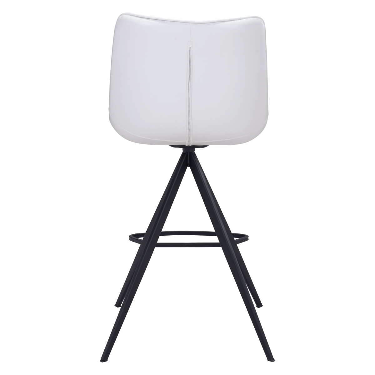 ZUO Aki Counter Chair (Set Of 2) - White/Black