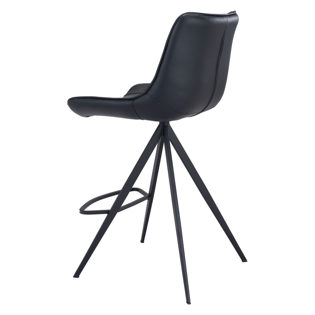 ZUO™ Aki Counter Chair (Set Of 2) - Black