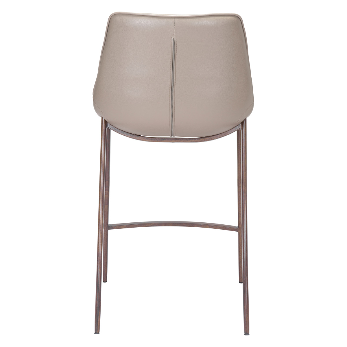 ZUO Magnus Counter Chair (Set Of 2) - Gray/Dark Brown