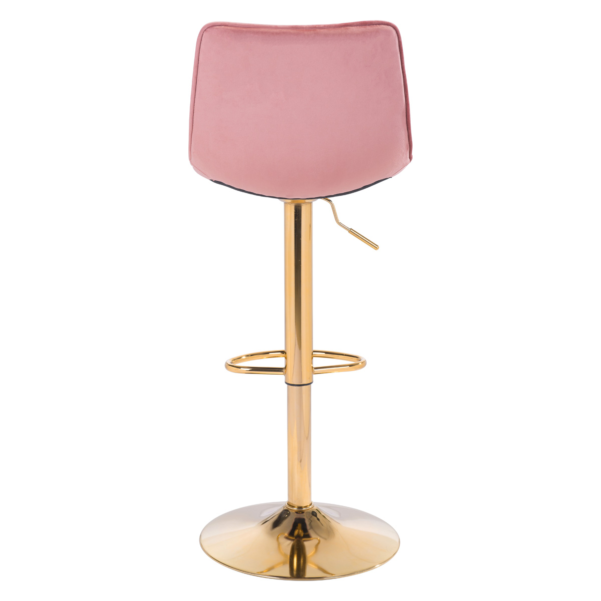 ZUO Prima Bar Chair - Pink/Gold