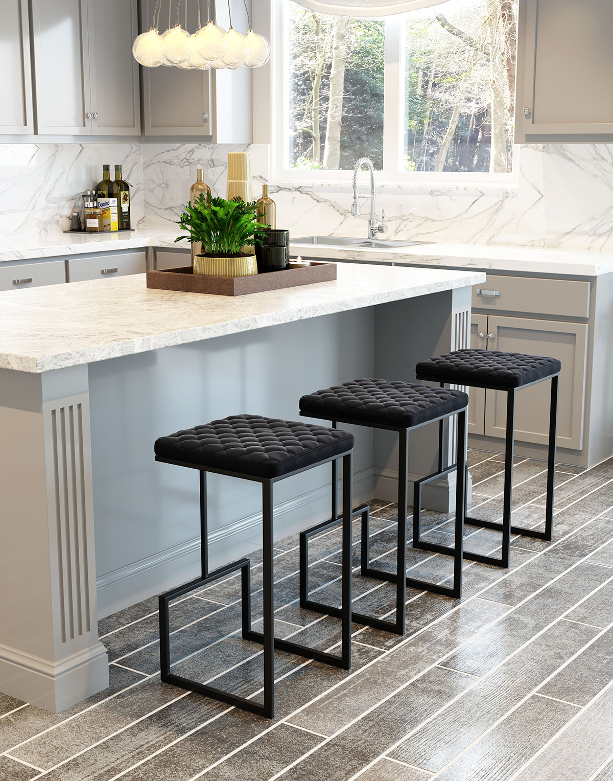 ZUO Element Barstool - Black