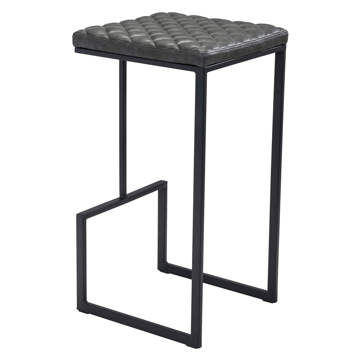 ZUO Element Barstool - Gray/Black