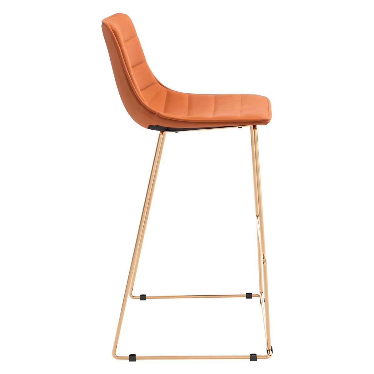 ZUO Adele Bar Chair - Orange