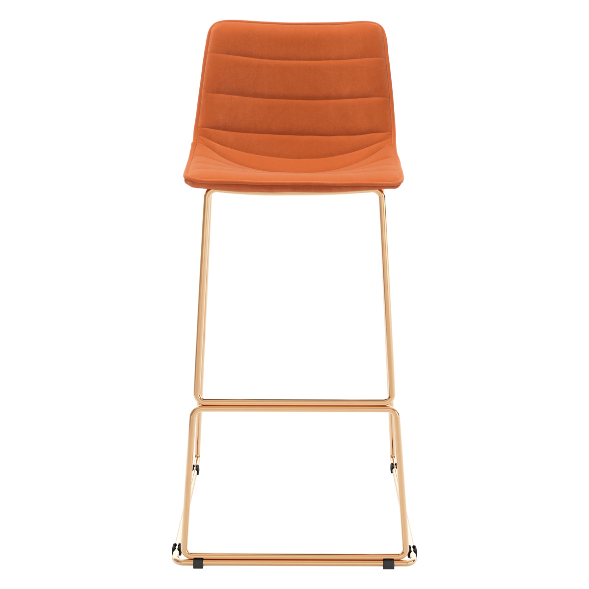 ZUO Adele Bar Chair - Orange