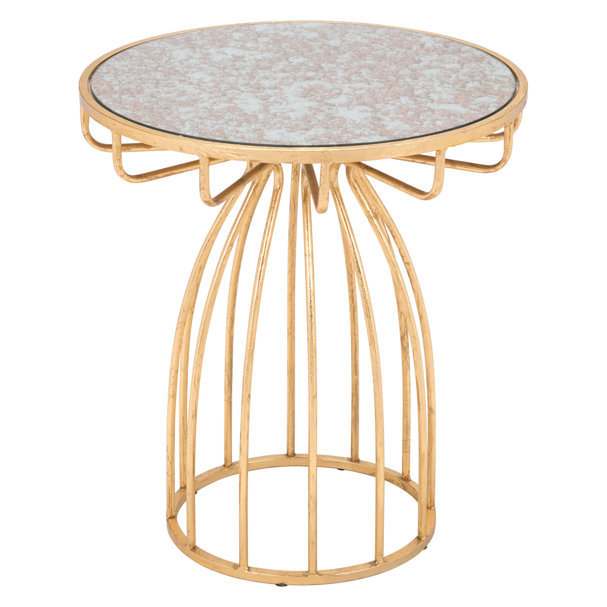 ZUO - Silo Side Table in Gold